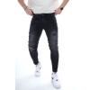 Černé skinny fit džíny – REX