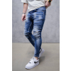 Modré skinny fit džíny – LEO