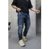 Modré loose fit džíny – Street Fade