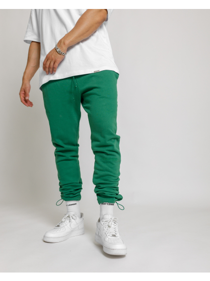 Oversized Tepláky Slit - green