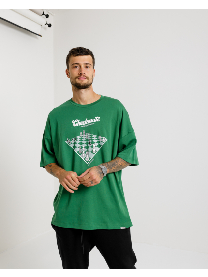 Oversized Triko Checkmate - green