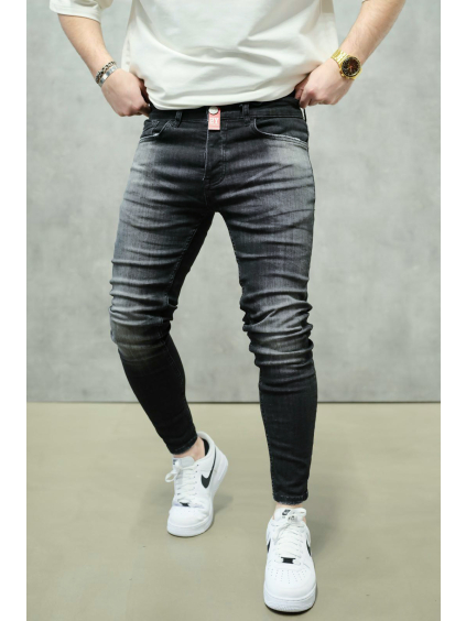 Čierne skinny fit rifle – KAIRO (Veľkosť 38)