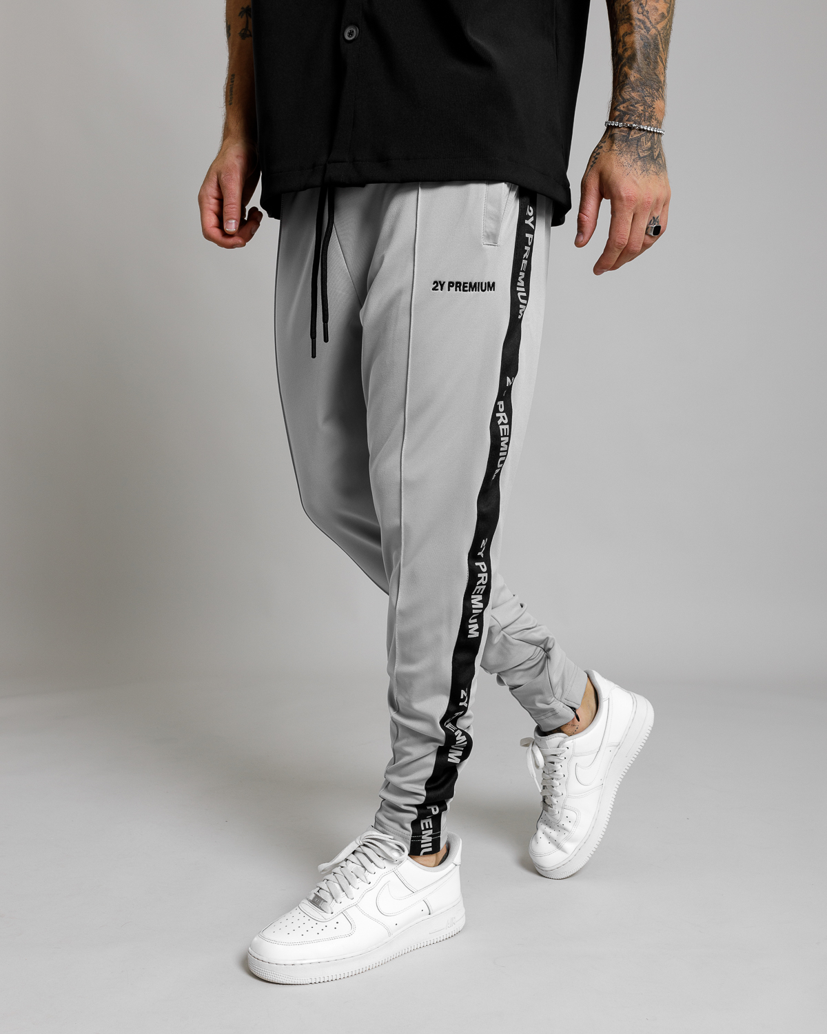 Sivé skinny fit tepláky TULIP Veľkosť: S