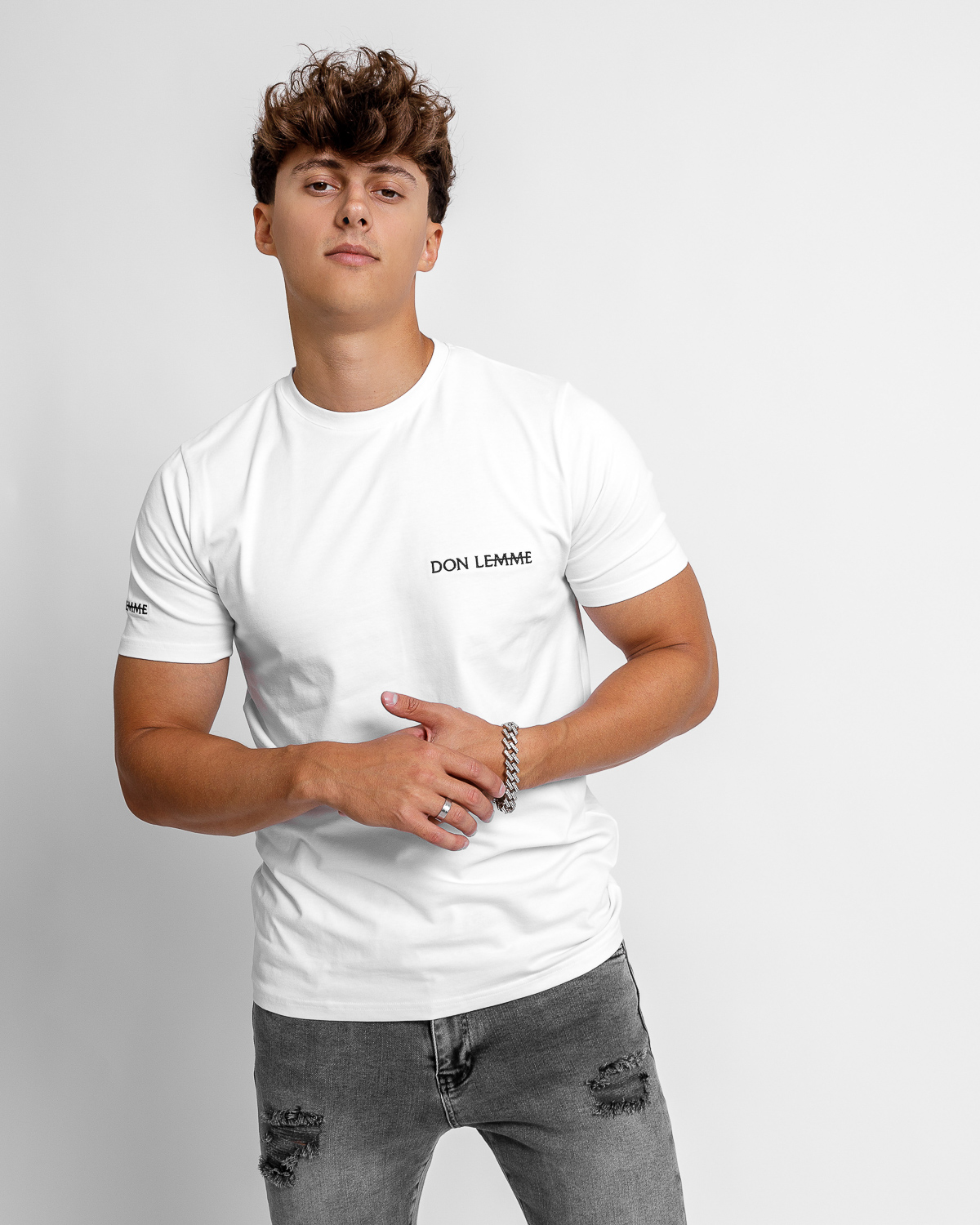 Don Lemme Triko Leaf - white Veľkosť: S