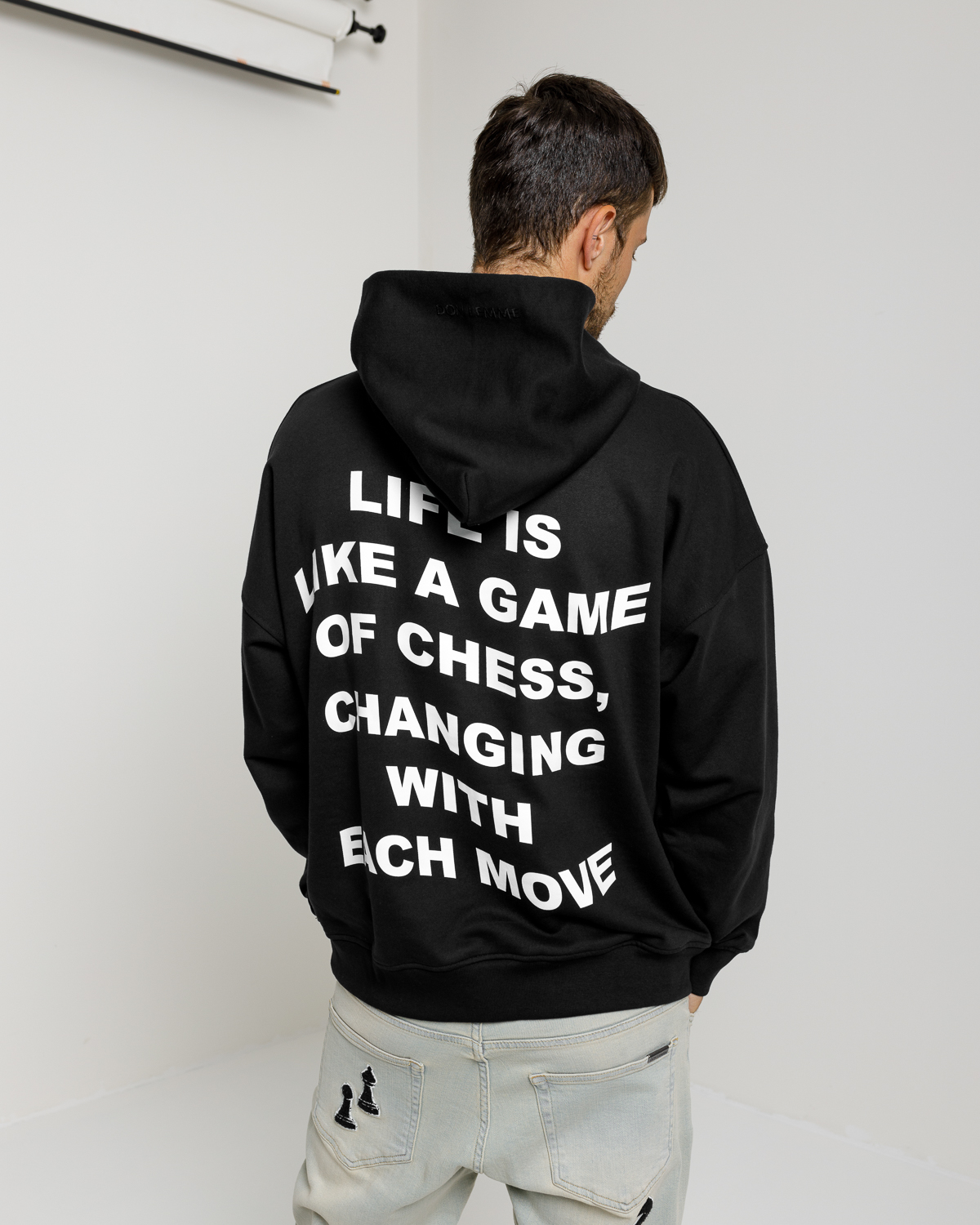 Don Lemme Unisex Mikina Castling - black Veľkosť: XL