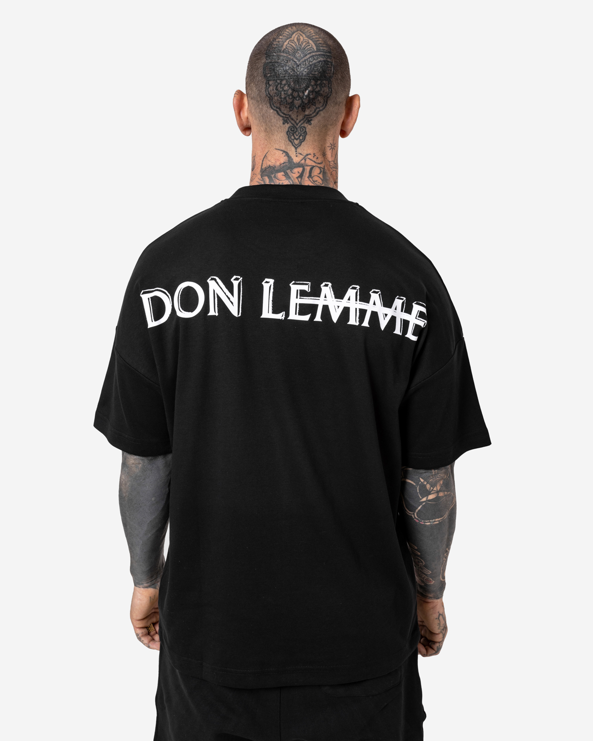 Don Lemme Oversized Triko Style - black Veľkosť: XL