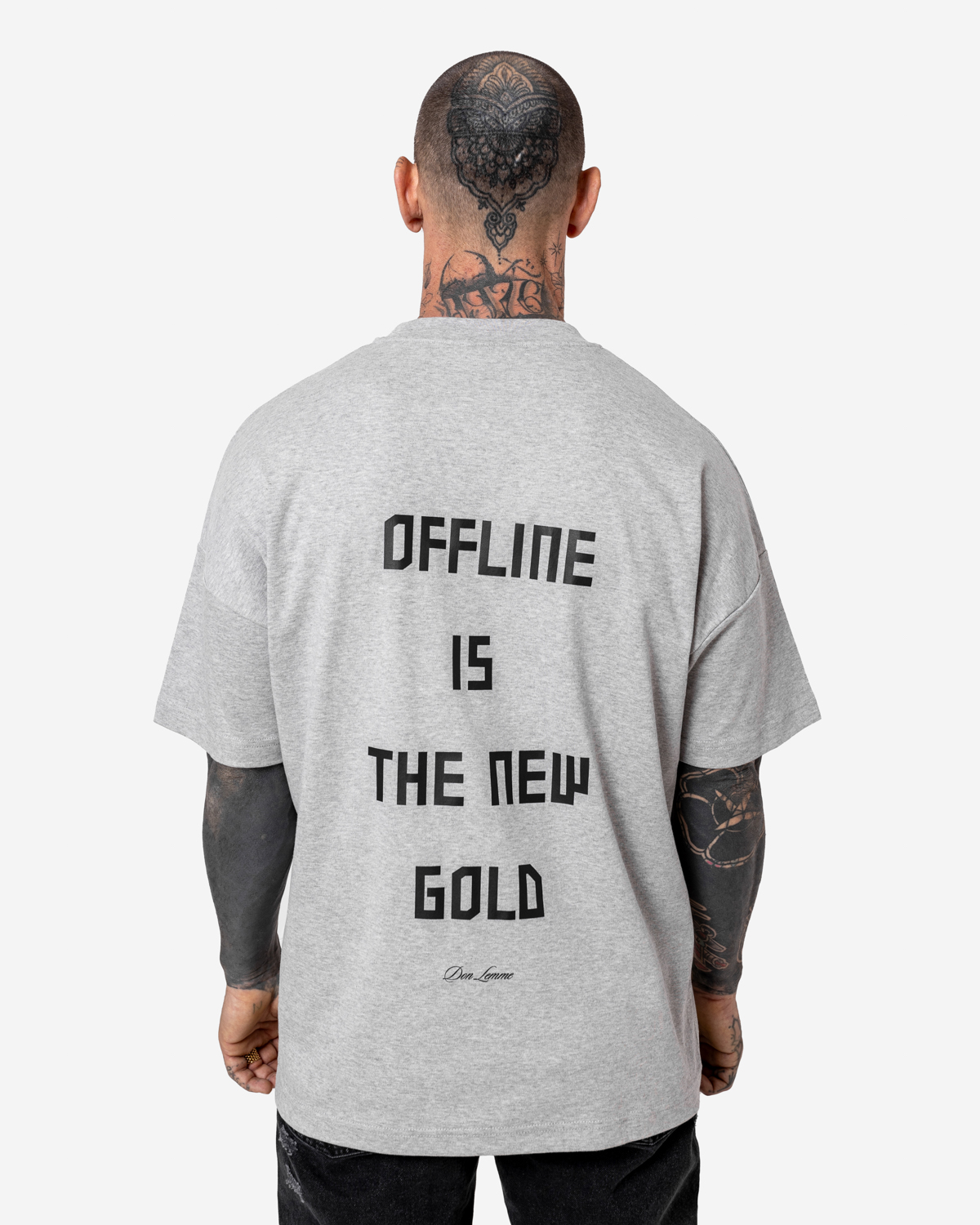 Don Lemme Oversized Triko Offline - grey Veľkosť: S