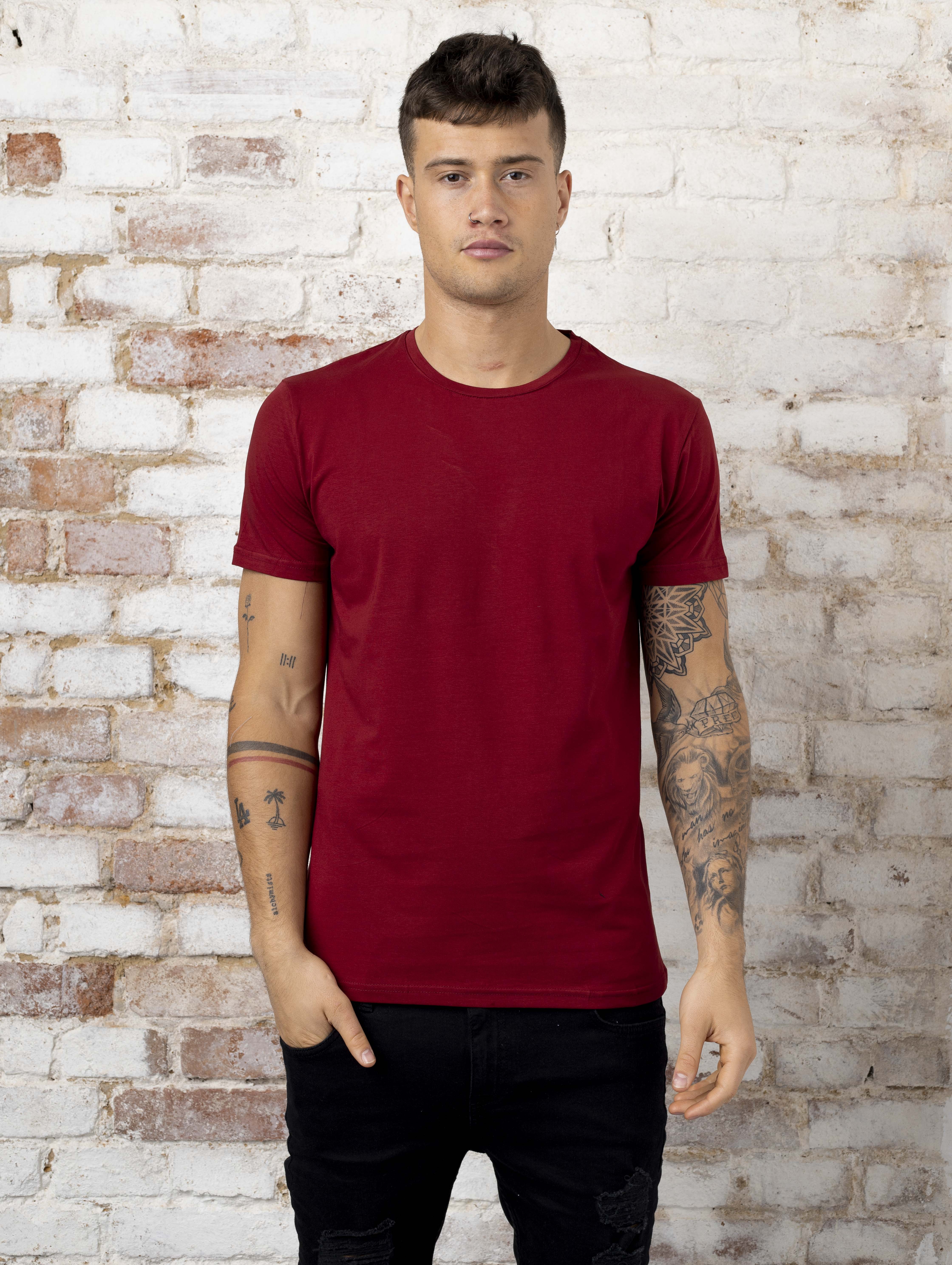 Tričko Epic - vínová Veľkosť: L