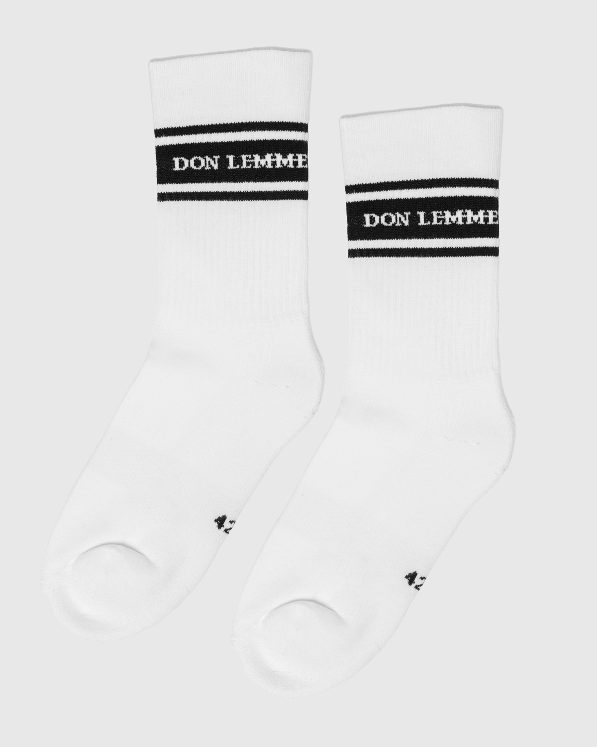 Don Lemme Ponožky Stripes - white Veľkosť: 42-46