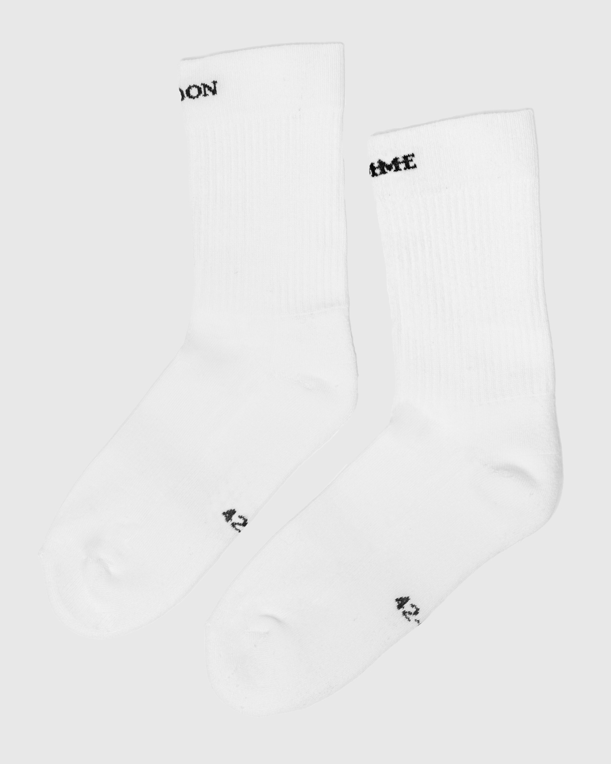 Don Lemme Ponožky Frontside - white Veľkosť: 38-42