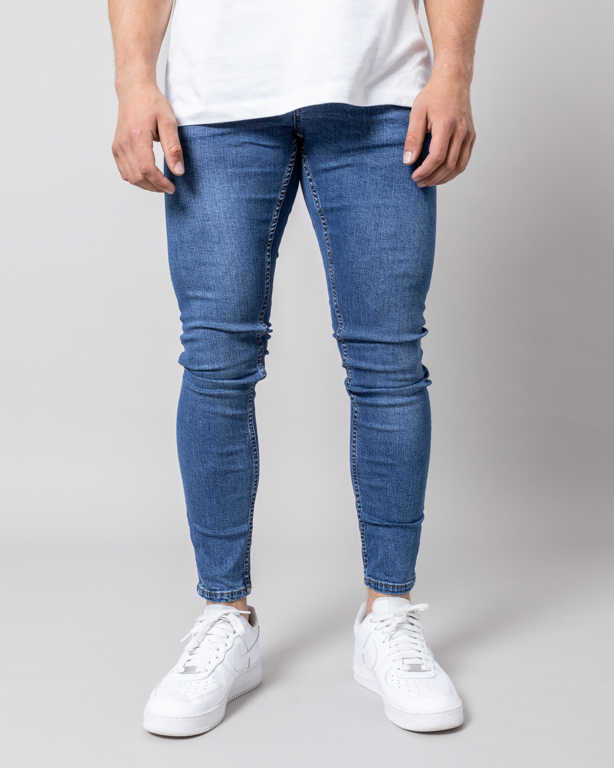 Modré elegantné rifle JOBER Veľkosť: 33