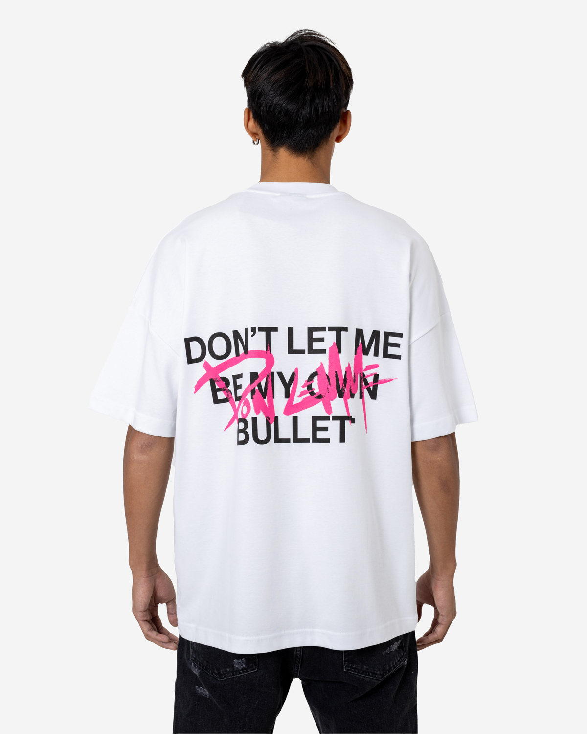 Don Lemme Oversized Triko Vandalism - white Veľkosť: S