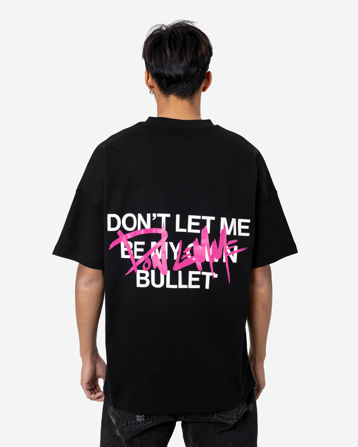 Don Lemme Oversized Triko Vandalism - black Veľkosť: M