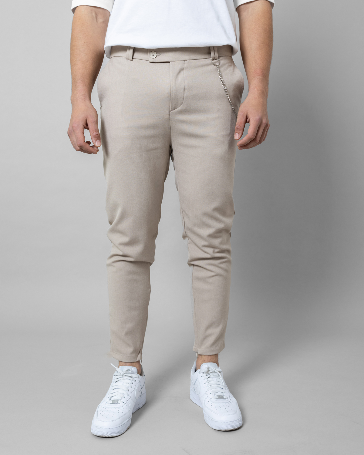 Béžové chino nohavice NAGEN Veľkosť: 33