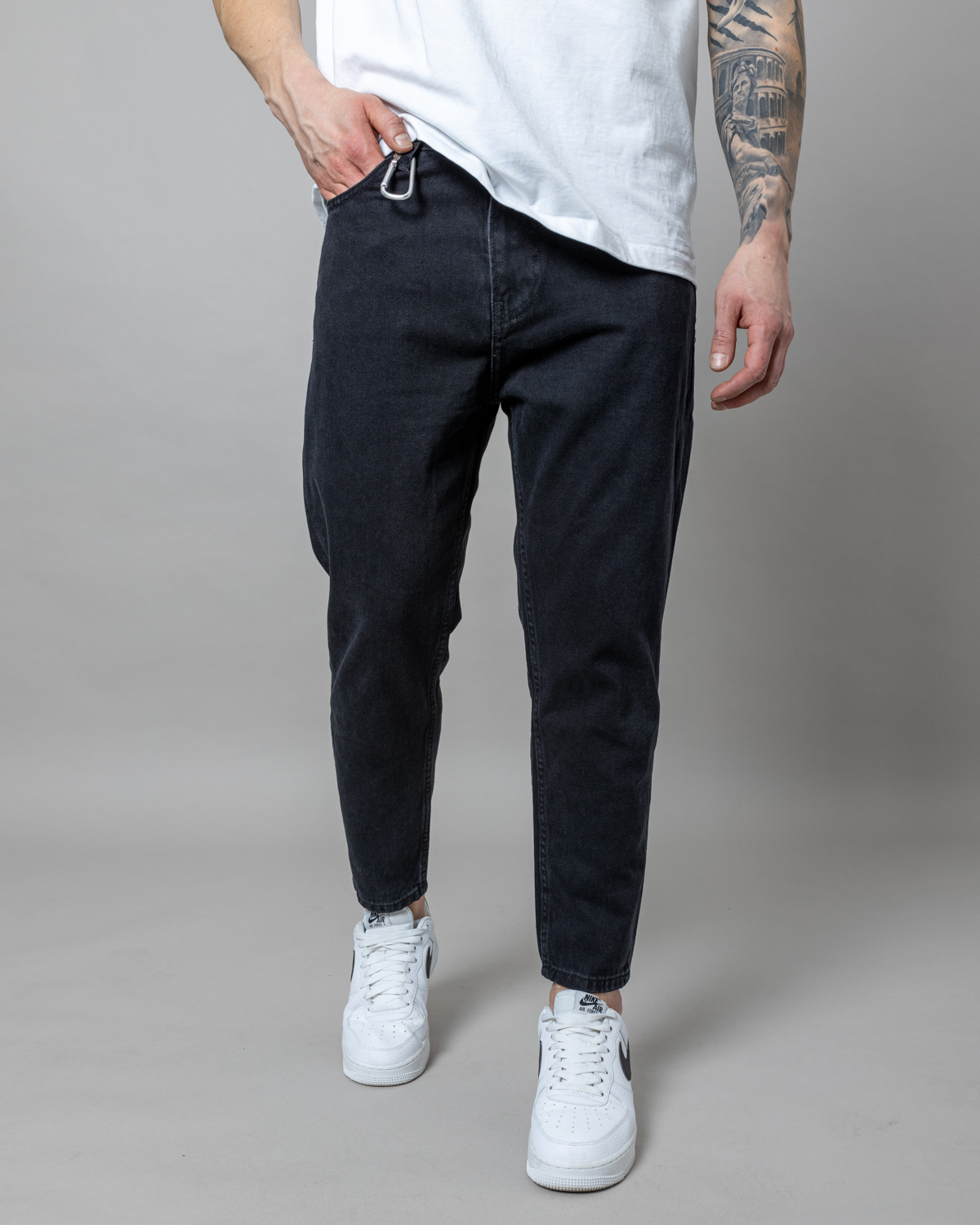 Čierne slim fit rifle UTTERLY Veľkosť: 34