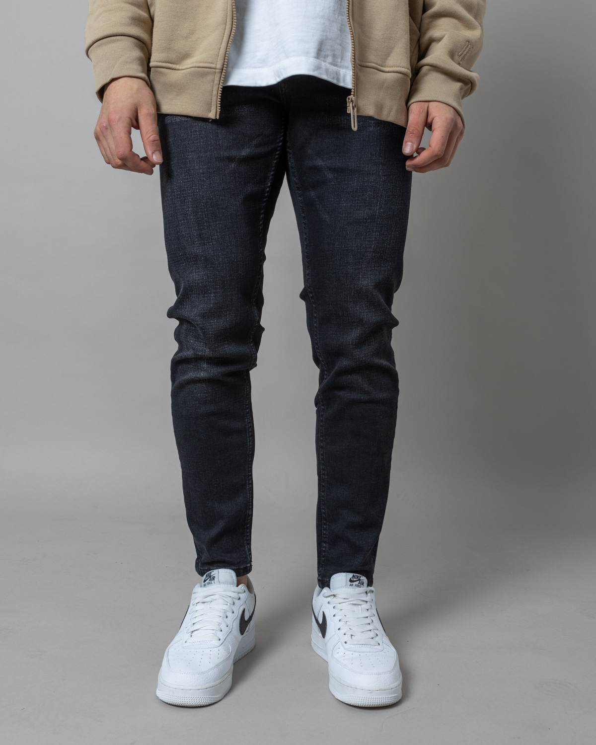 Čierne slim fit rifle PROFUSE Veľkosť: 30