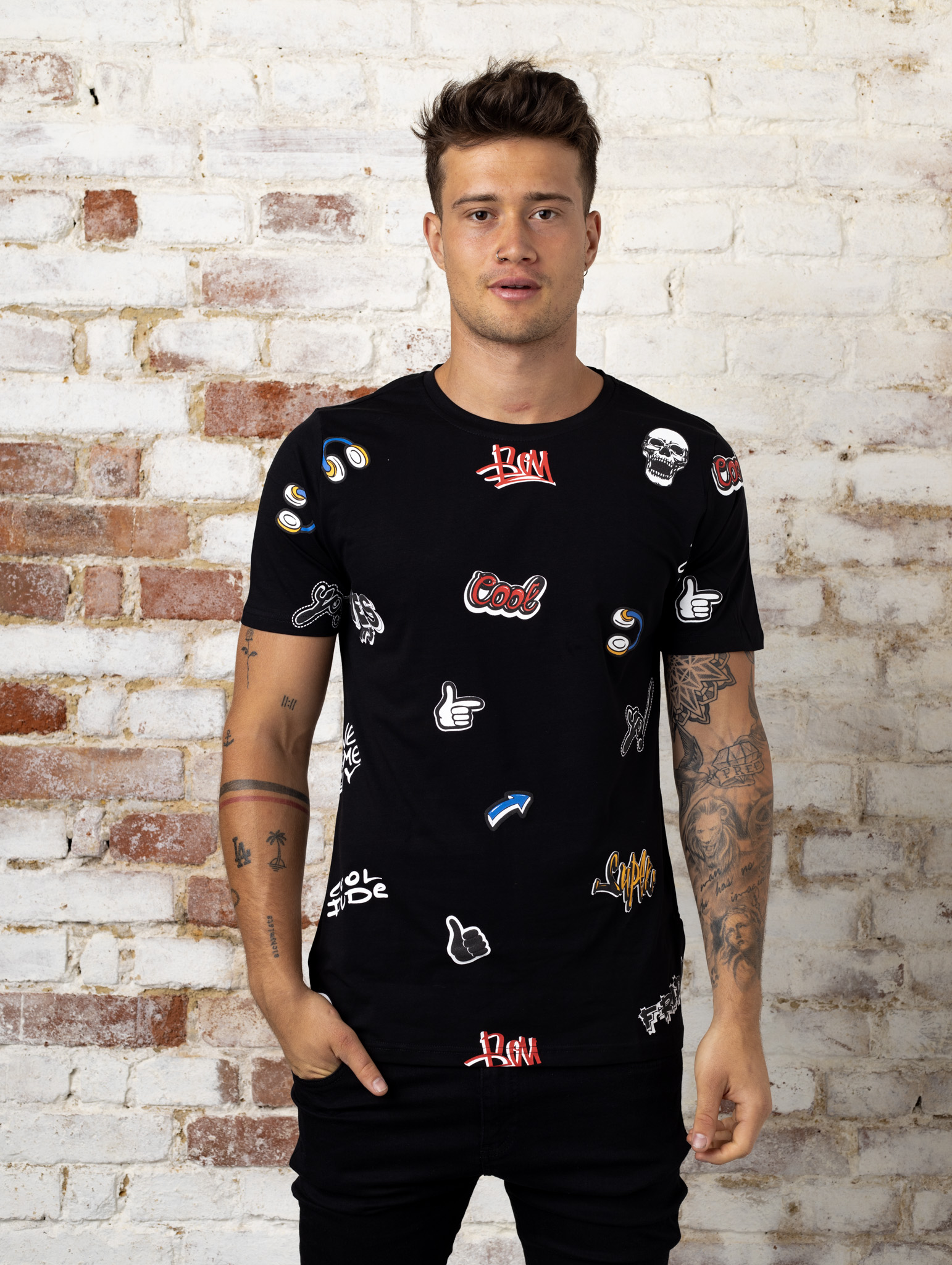 Triko Dude - černé Veľkosť: L