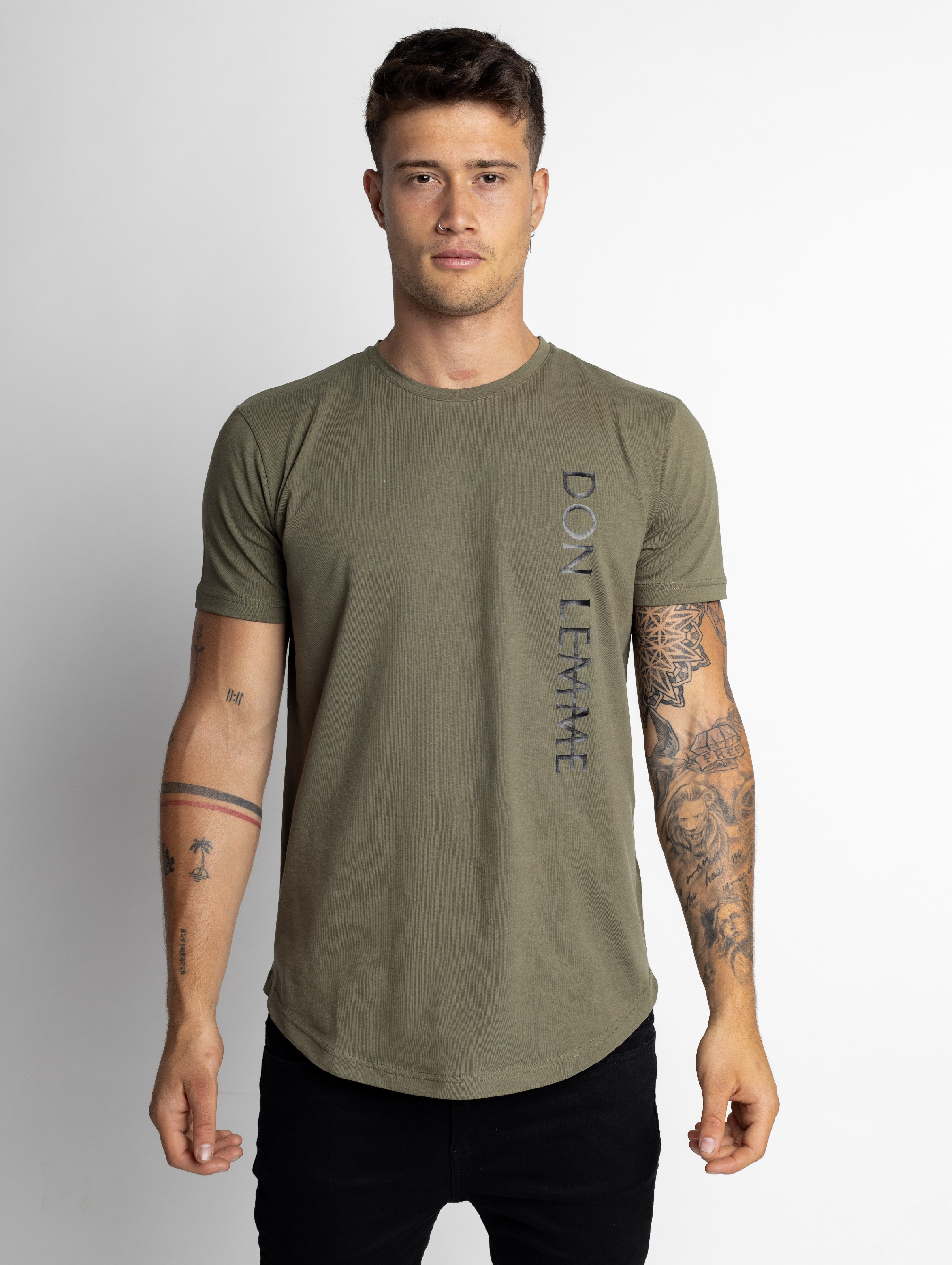 Don Lemme Tričko Give - khaki Veľkosť: XL