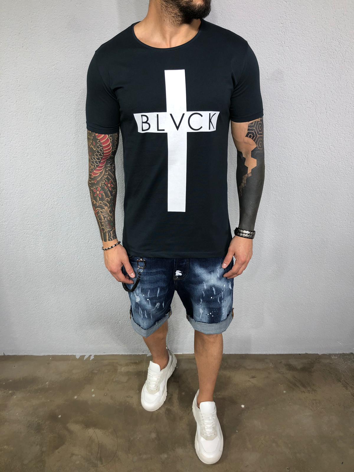 Triko Across -čierne Veľkosť: L