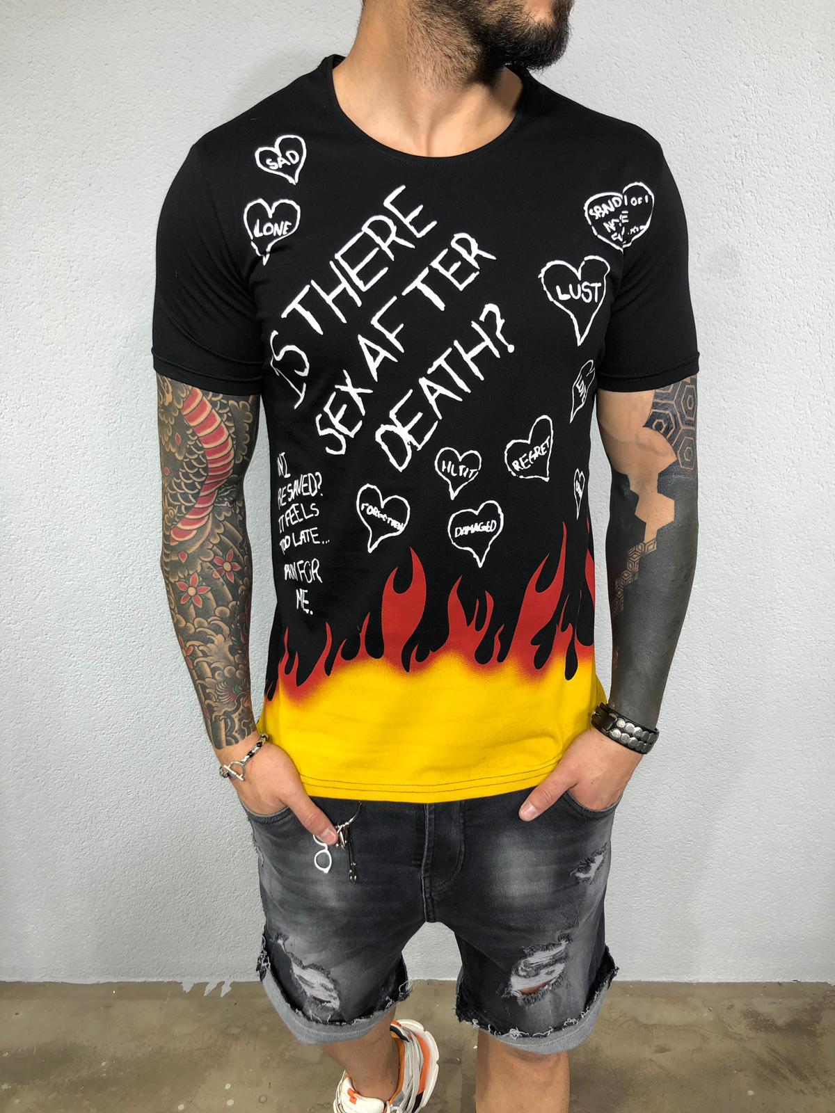 Tričko Death - čierne Veľkosť: L