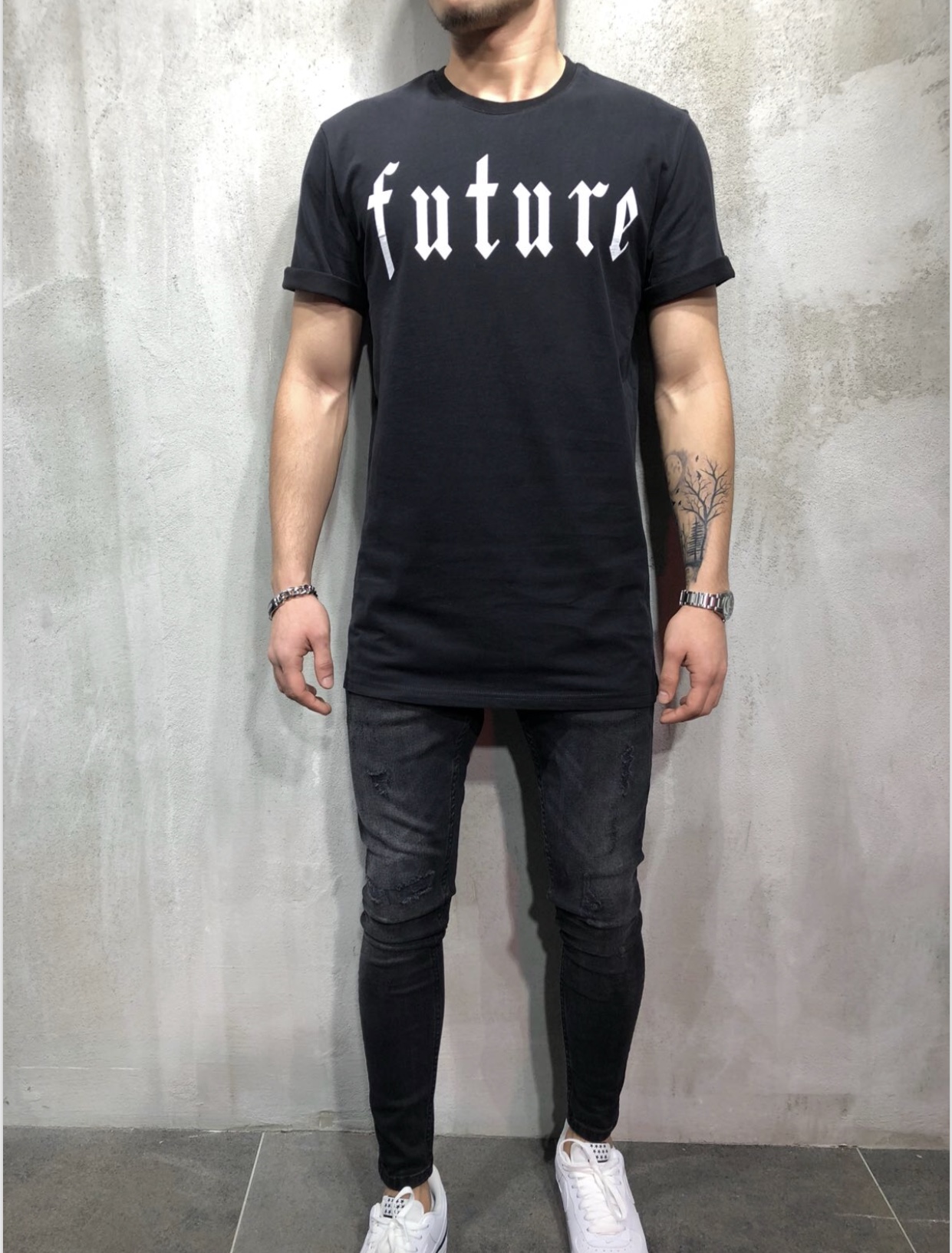 Triko Future - černé Veľkosť: S