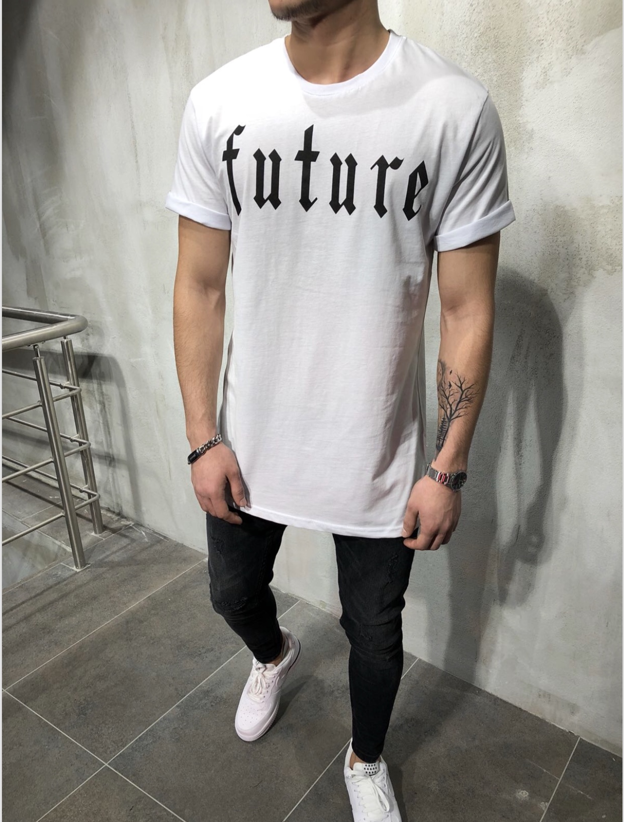 Triko Future - bílé Veľkosť: S