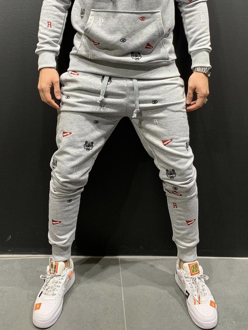 Tepláky Center - sivé Veľkosť: S