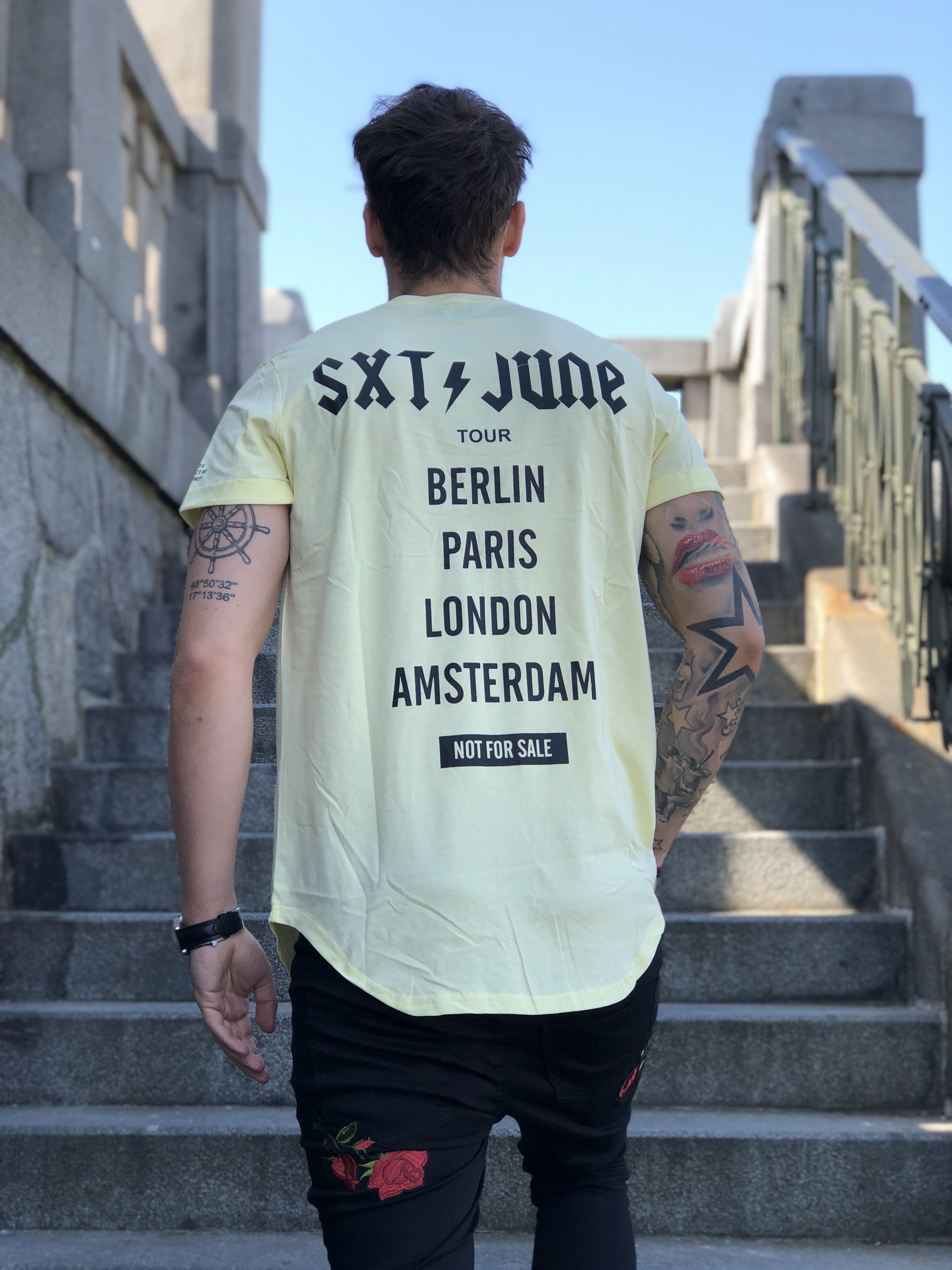 Sixth June Triko Crew - žluté Veľkosť: XL