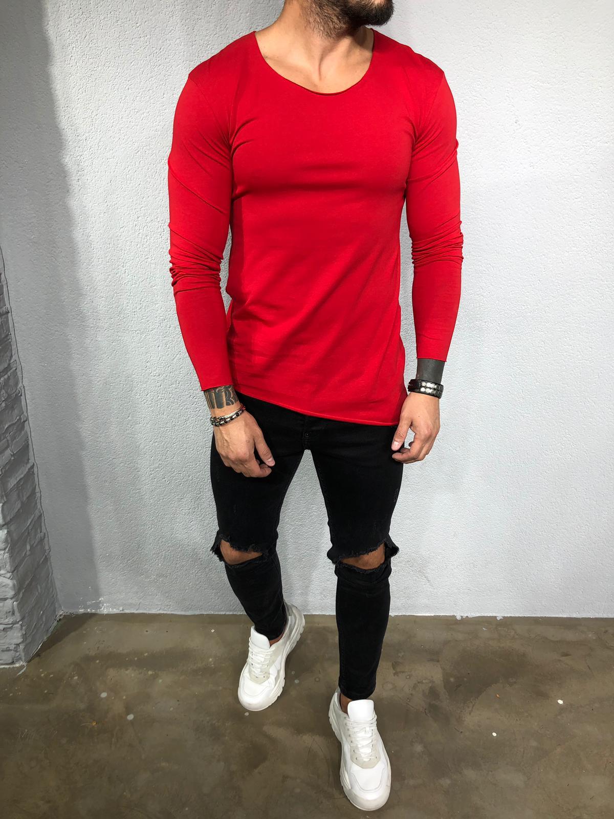 Tričko Beef - červené Veľkosť: S