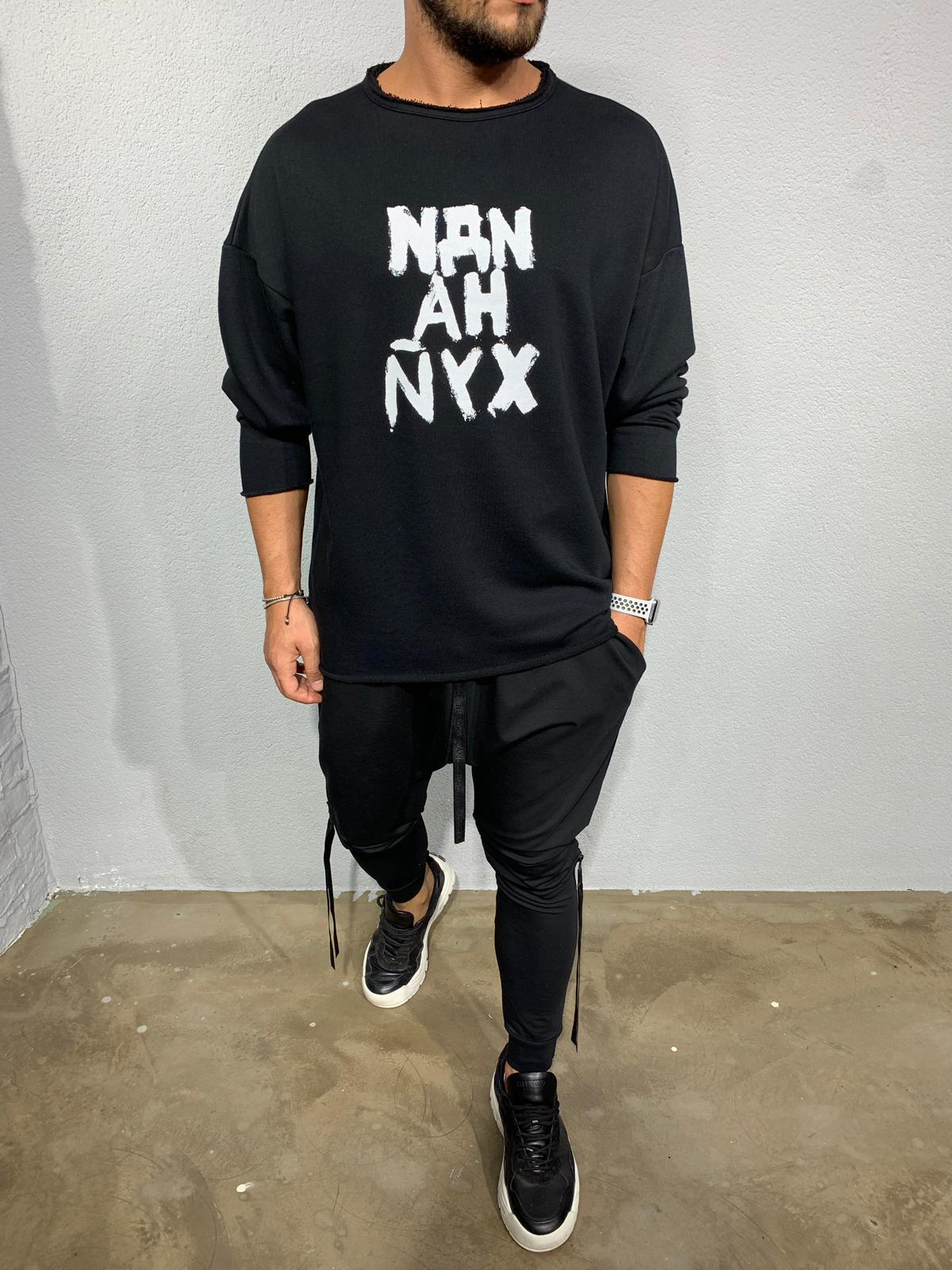 Mikina NYX - čierna Veľkosť: S