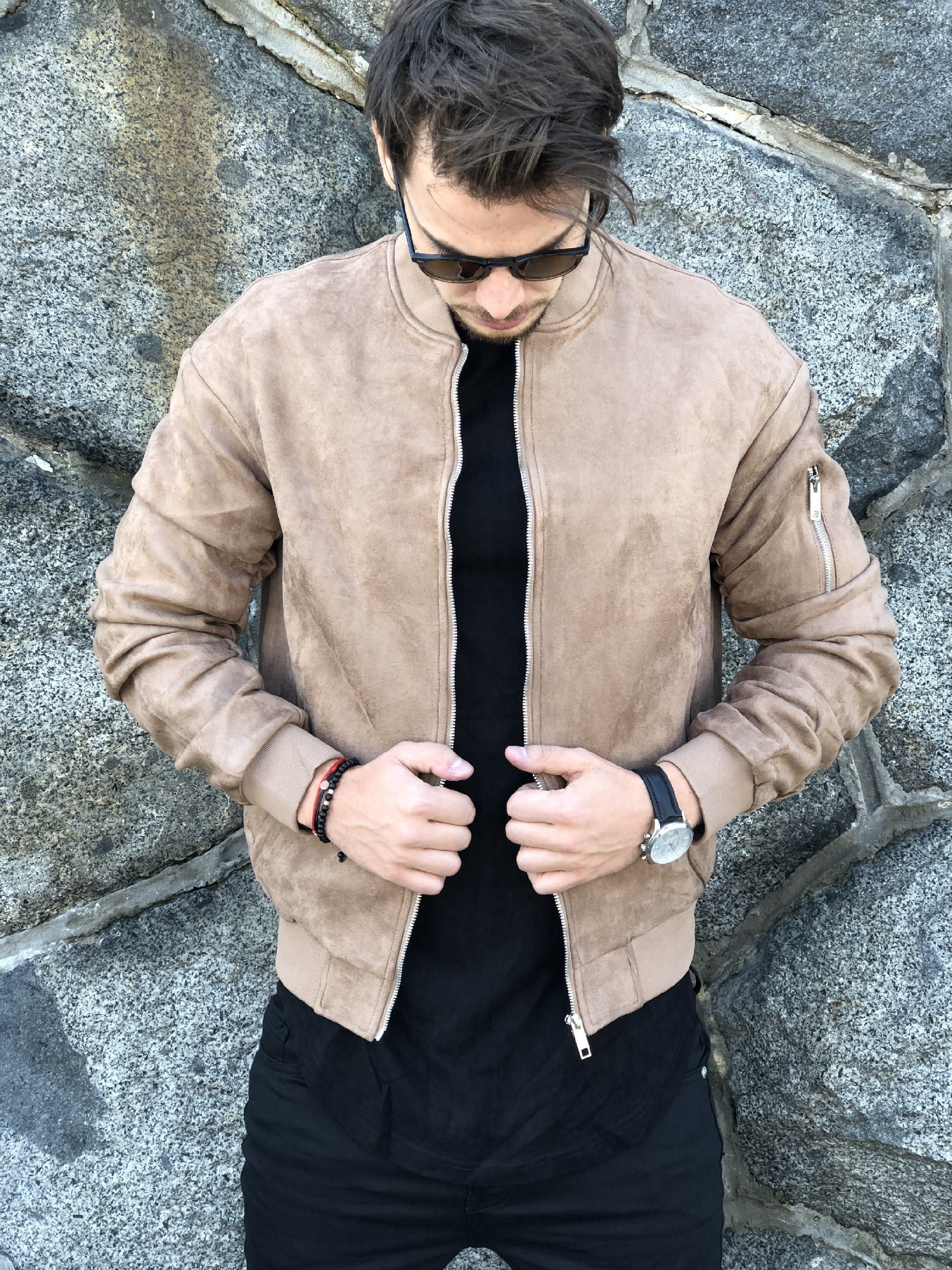 Bombera Back - Béžová Veľkosť: S