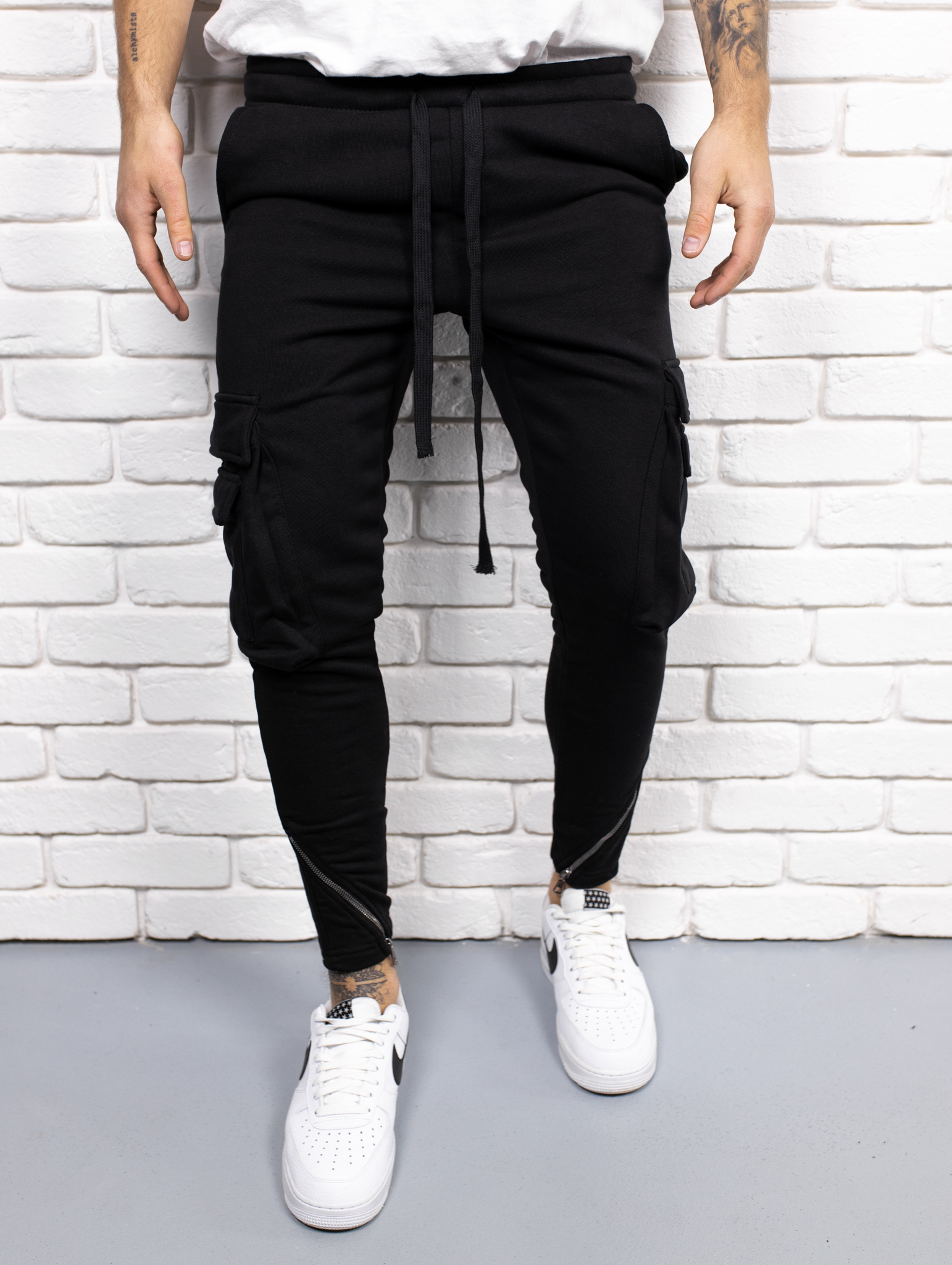 Tepláky Everest - čierne Veľkosť: M