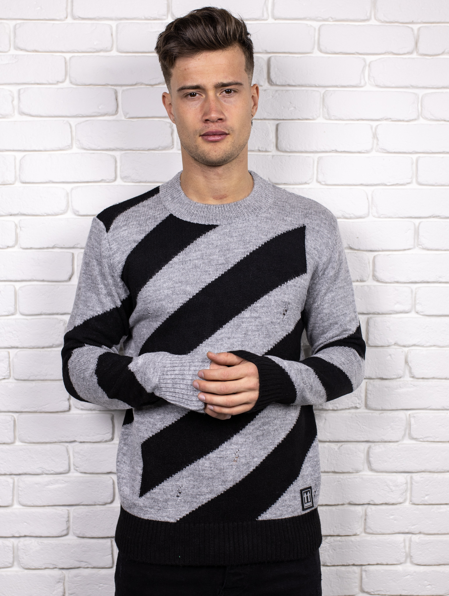 Svetr Off - šedý Veľkosť: M