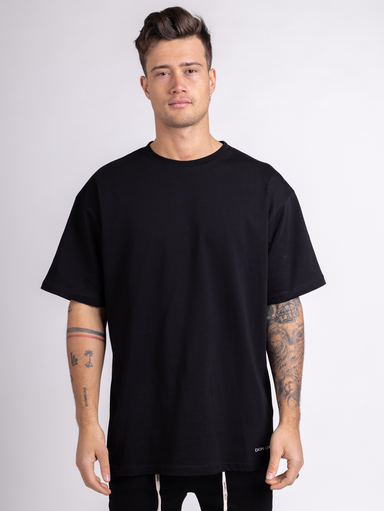 Don Lemme Tričko Tape - čierne Veľkosť: XS