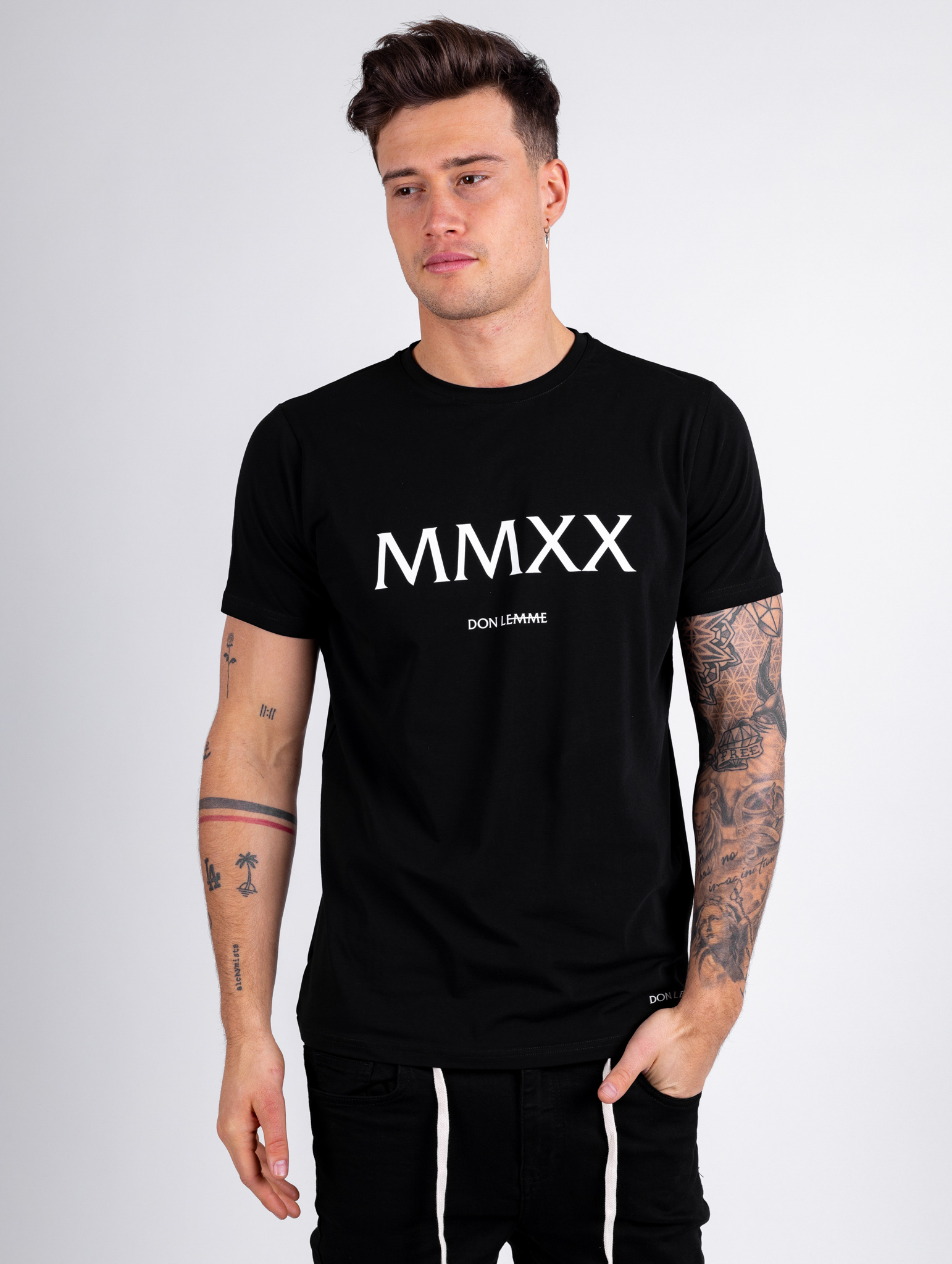 Don Lemme Tričko MMXX - čierne Veľkosť: L