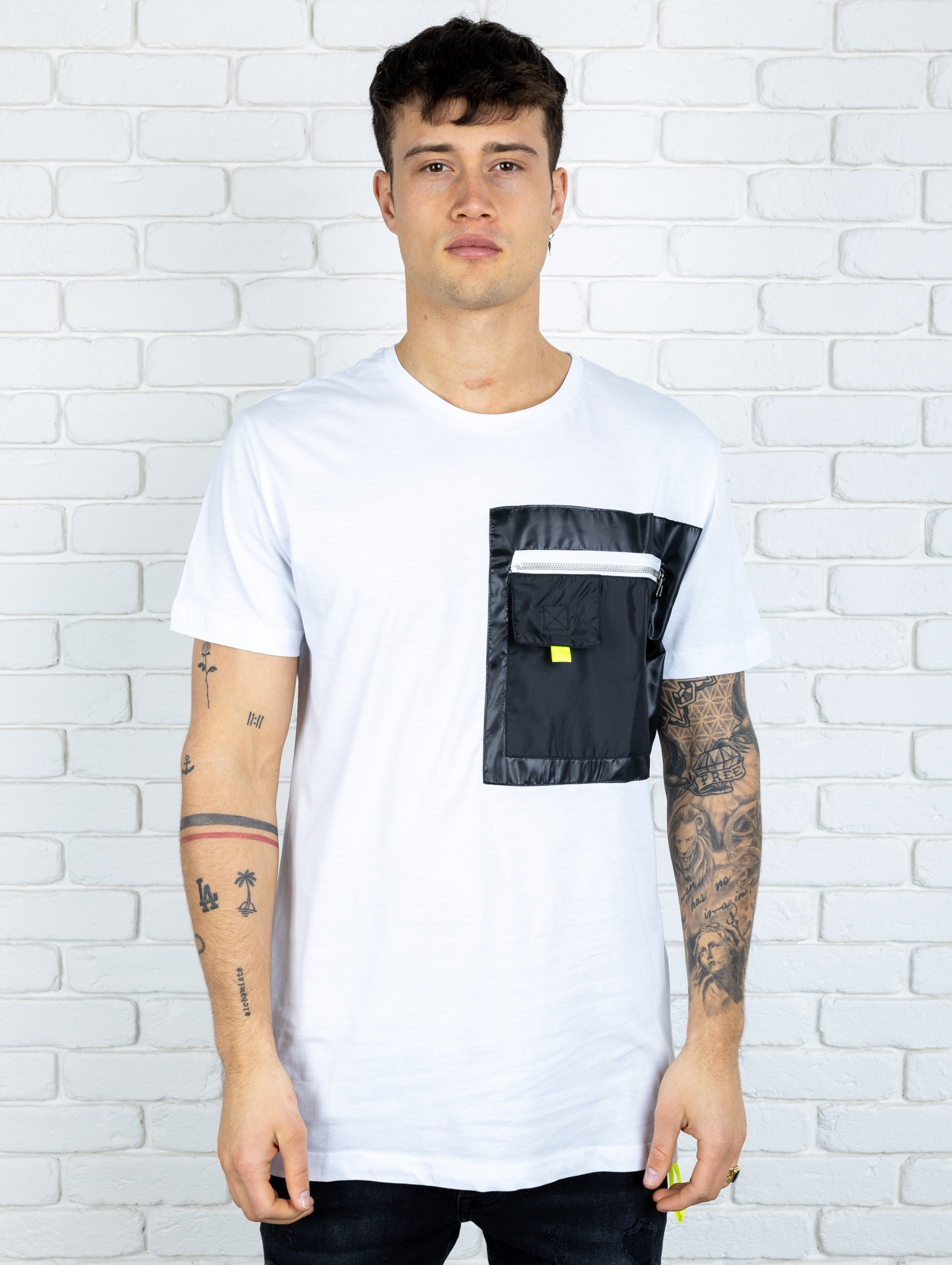 Tričko Pass - biele Veľkosť: XL