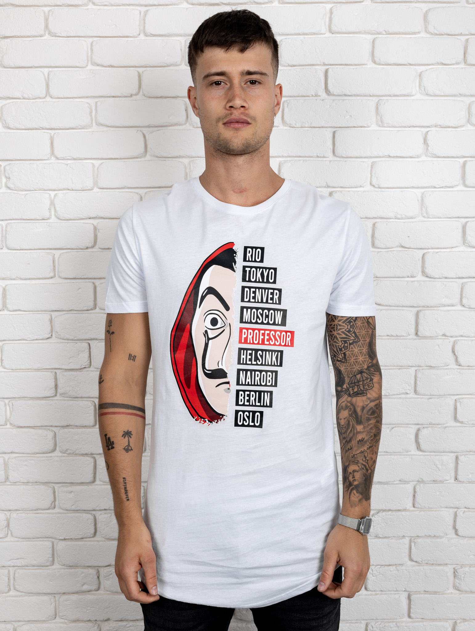 Triko Professor - biele Veľkosť: L