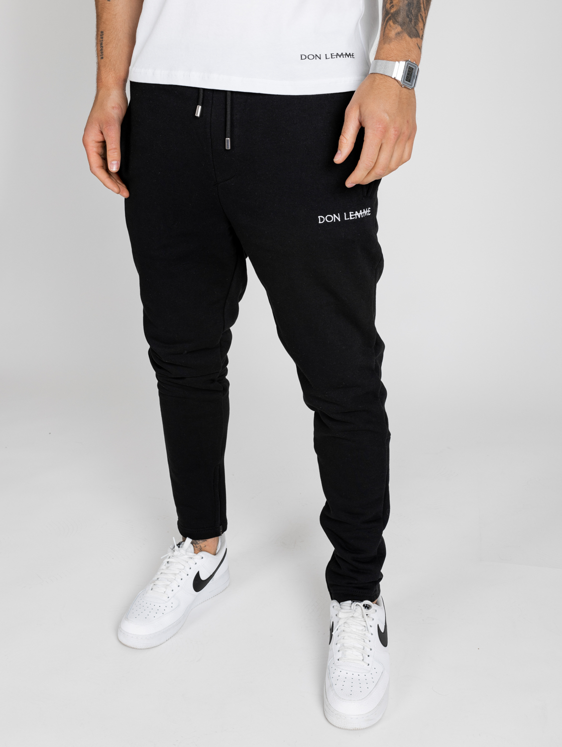 Don Lemme Tepláky Essentials - čierne Veľkosť: M