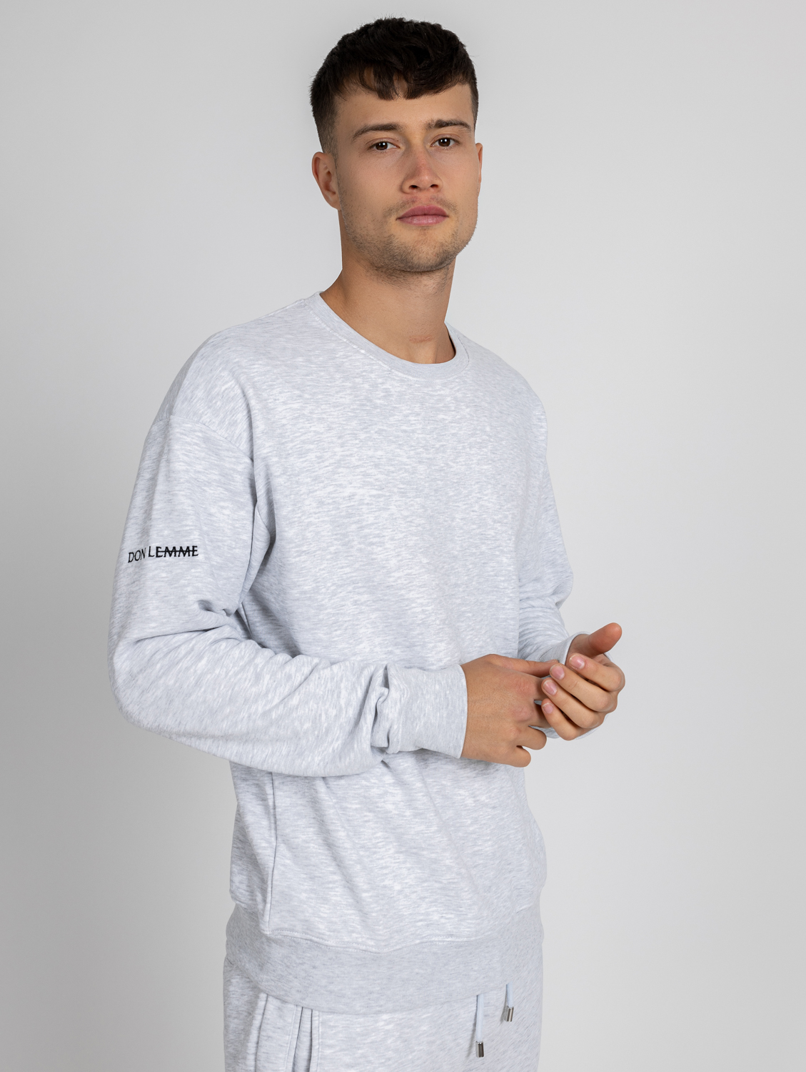 Don Lemme Mikina Regular - sivá Veľkosť: L