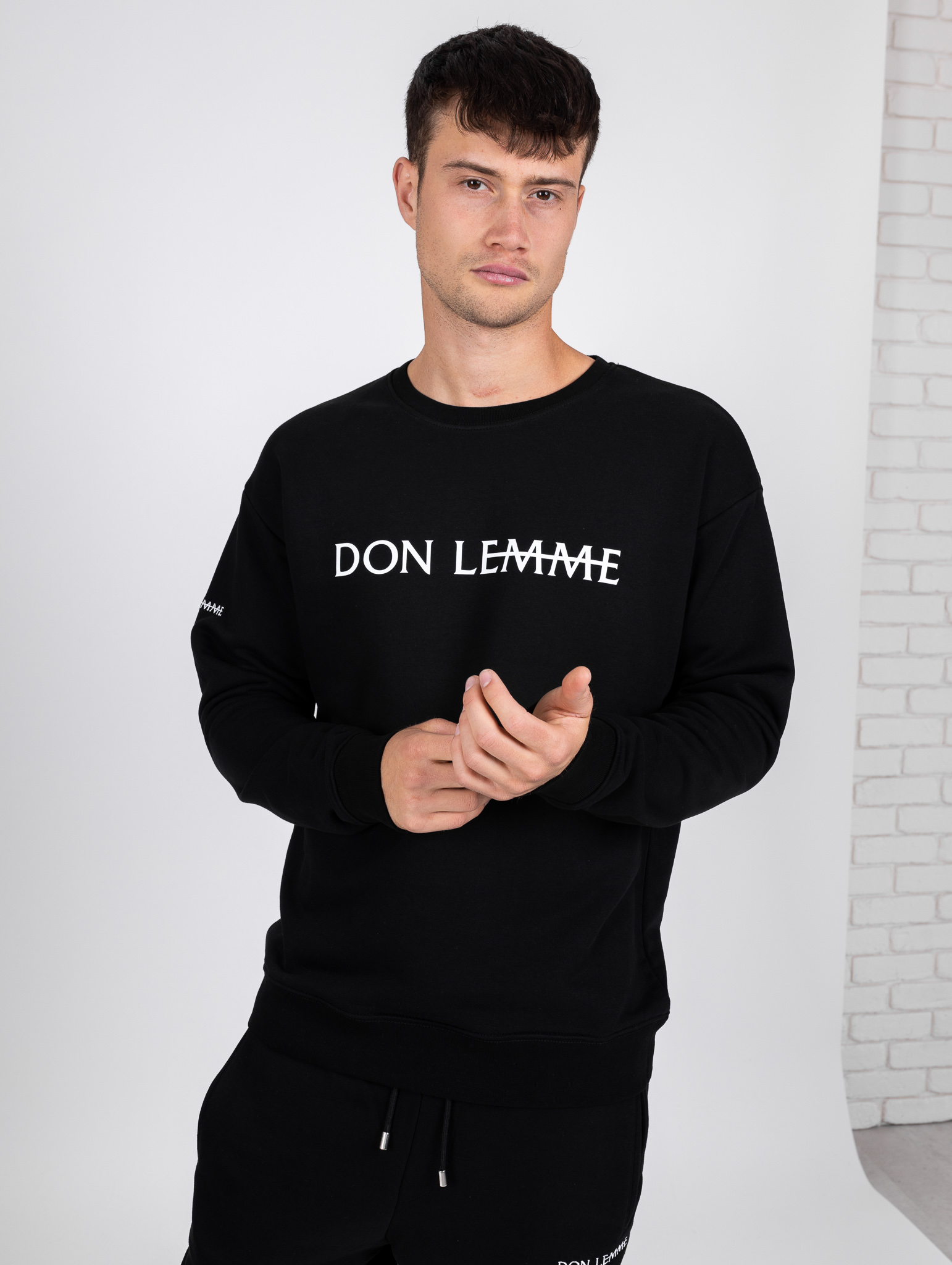 Don Lemme Mikina Classic - Čierna Veľkosť: L