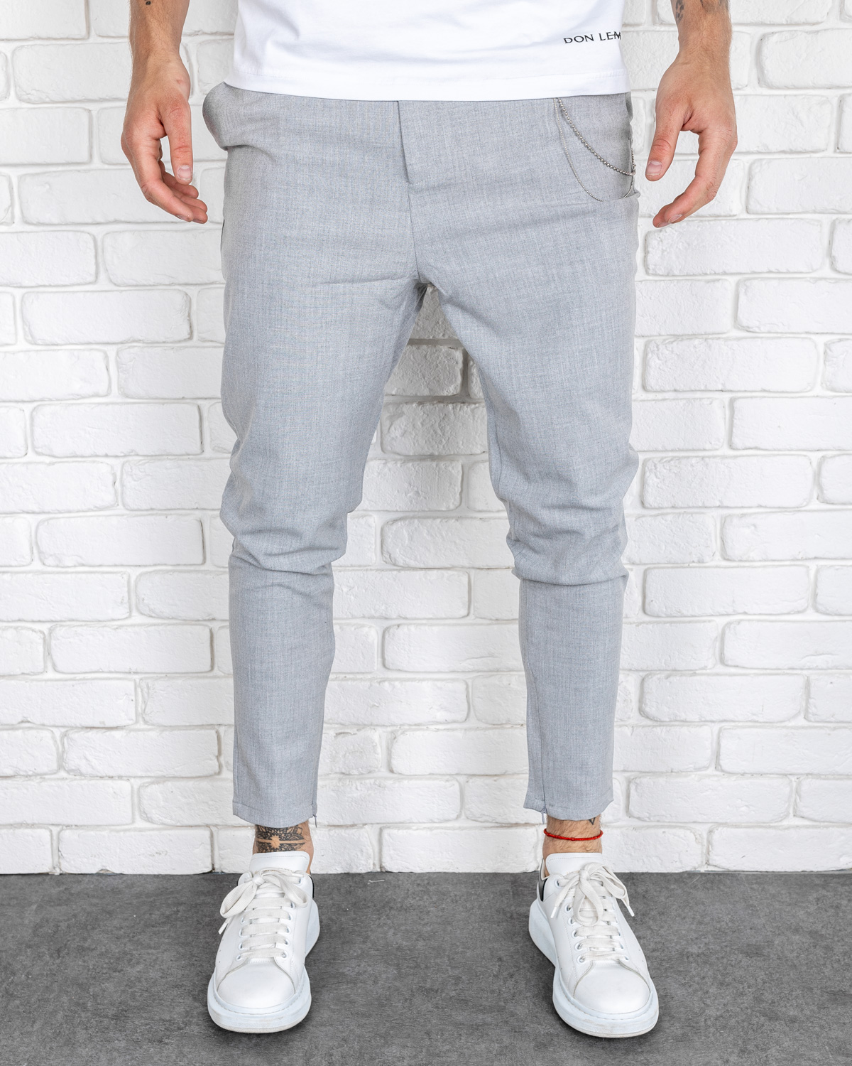 Nohavice Glass - šedá Veľkosť: 29