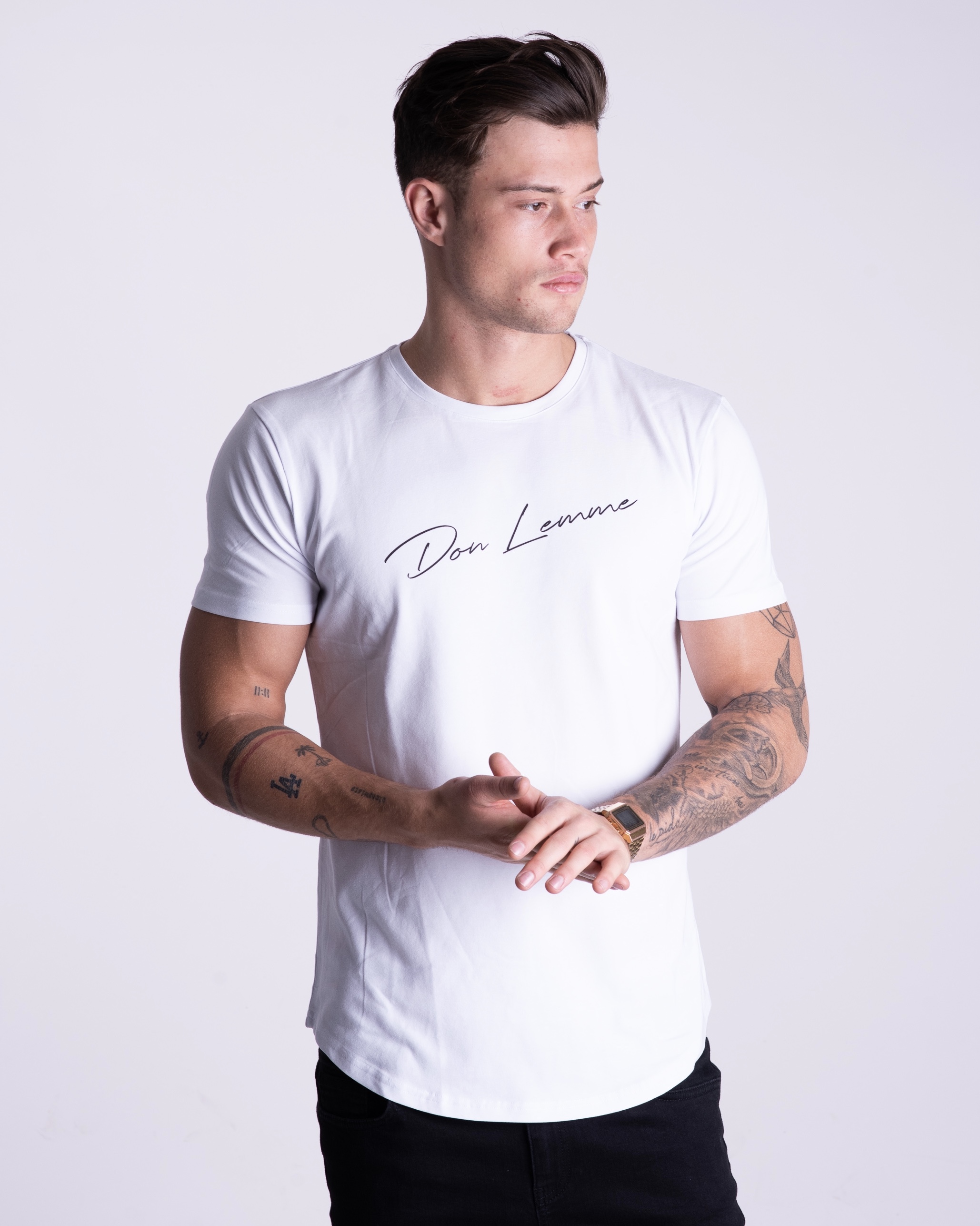 Don Lemme Tričko Signature - biele Veľkosť: XL