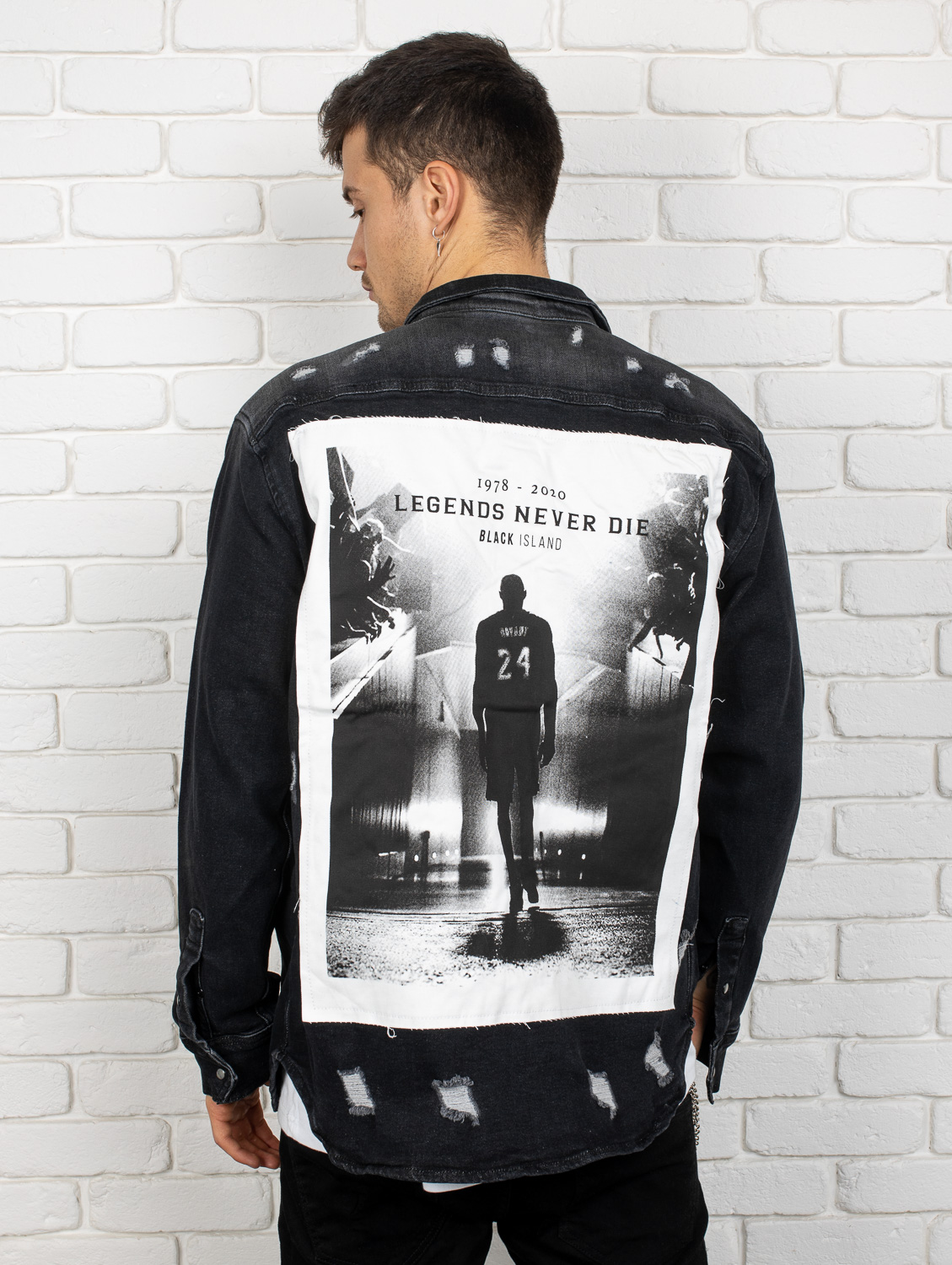 Rifľová Bunda Tops Veľkosť: L