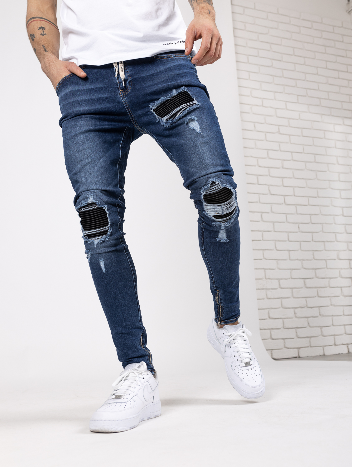 Don Lemme Rifle Biker - Blue Veľkosť: 36L