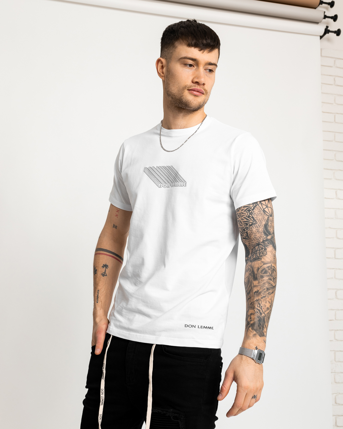 Don Lemme Tričko Multiple - biele Veľkosť: L