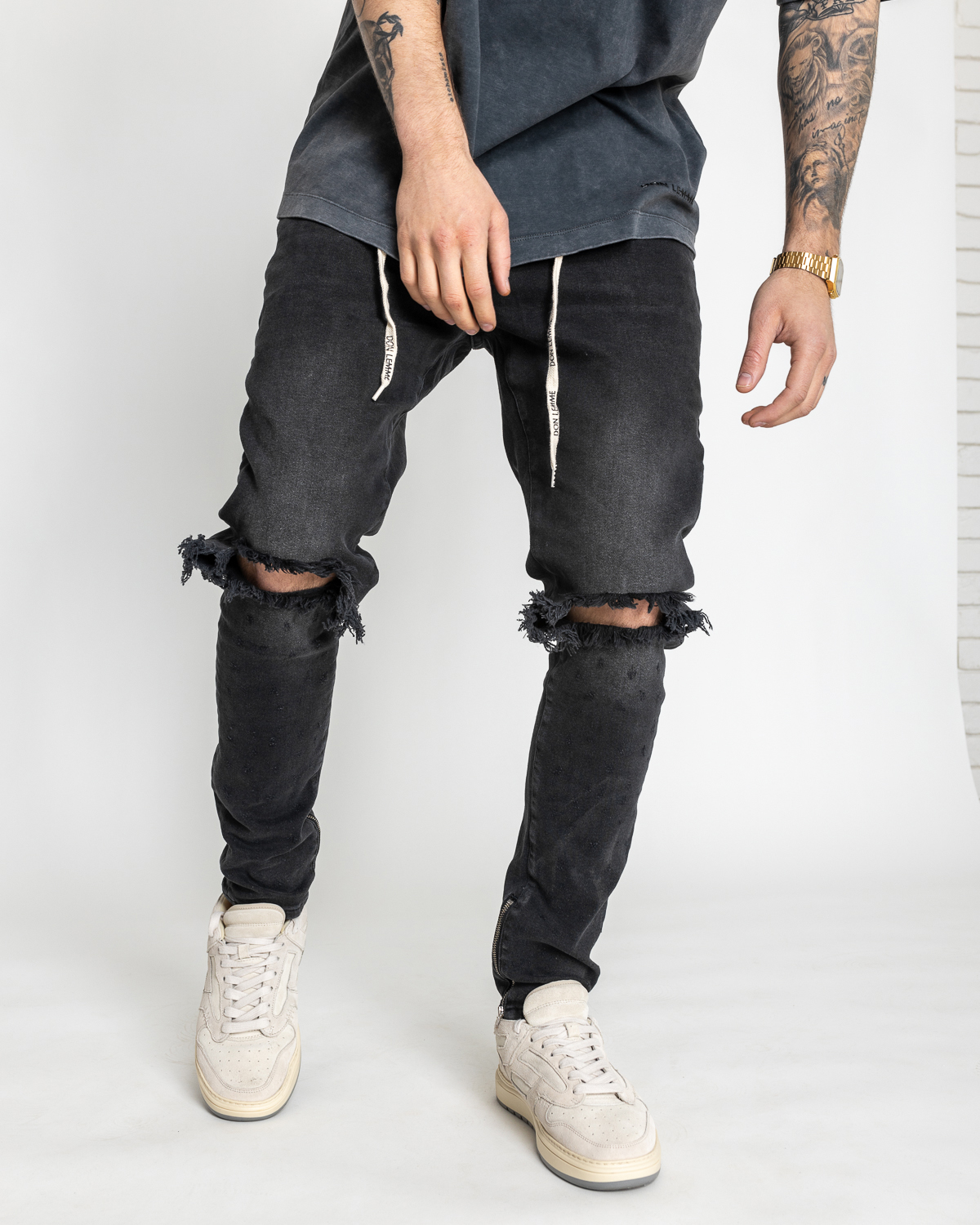 Don Lemme Rifle Drone - washed black Veľkosť: 34