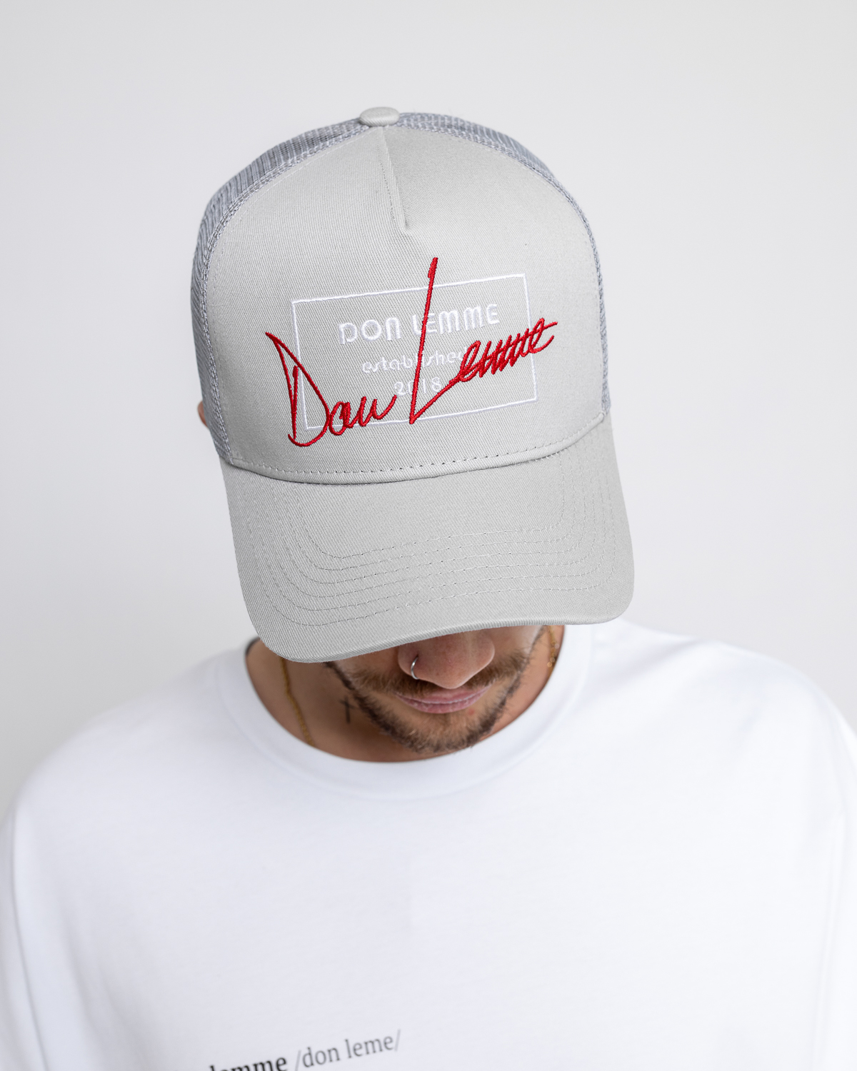 Don Lemme Šiltovka Official - sivá