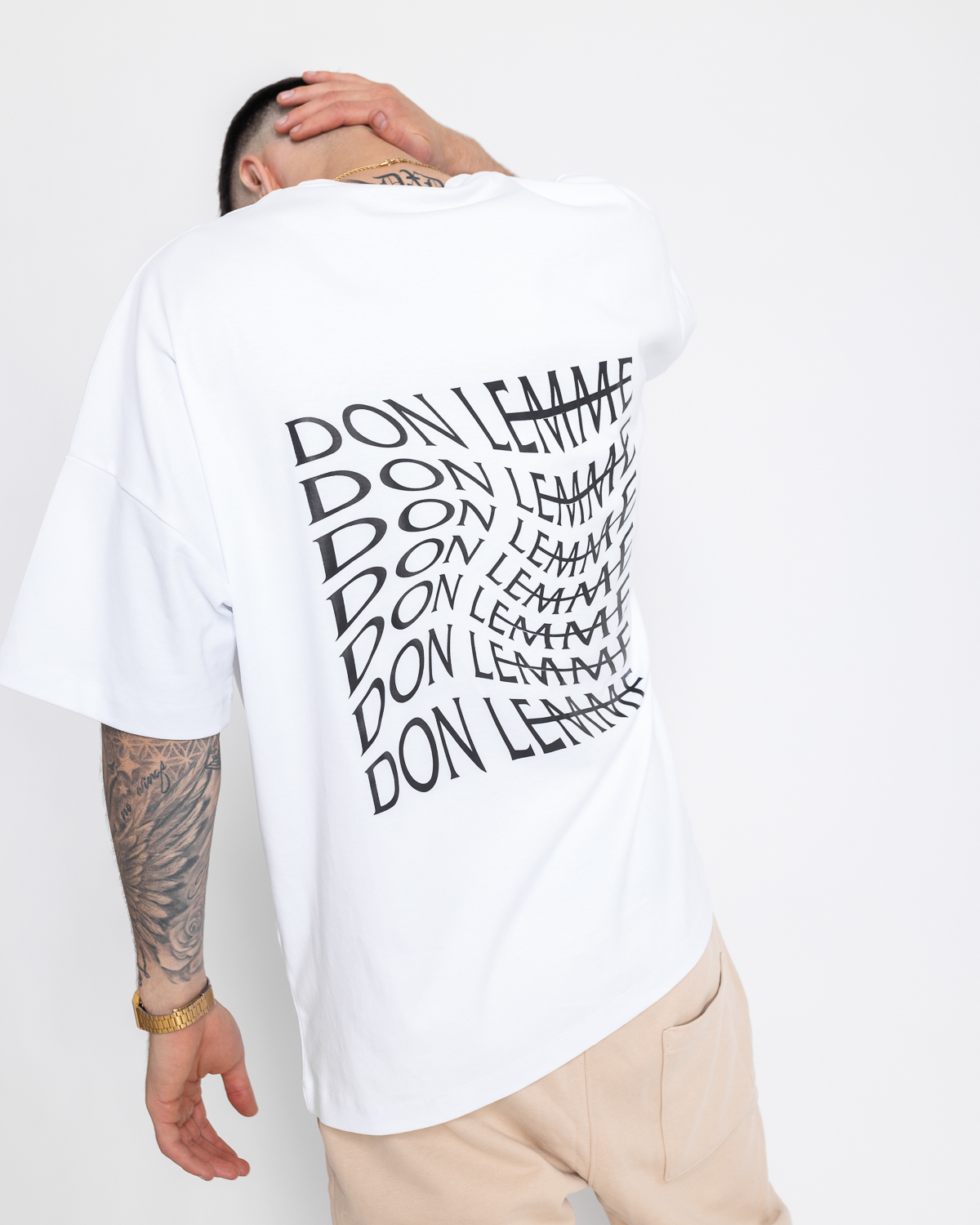 Don Lemme Unisex Tričko Psyche - biele Veľkosť: M