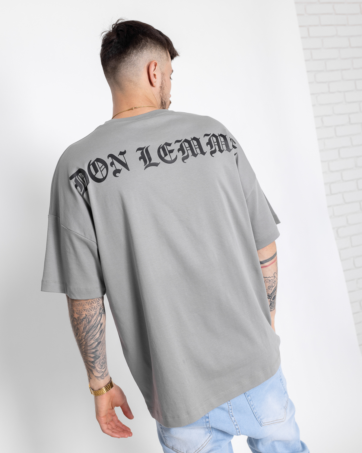 Don Lemme Unisex Tričko Goth - sivé Veľkosť: S