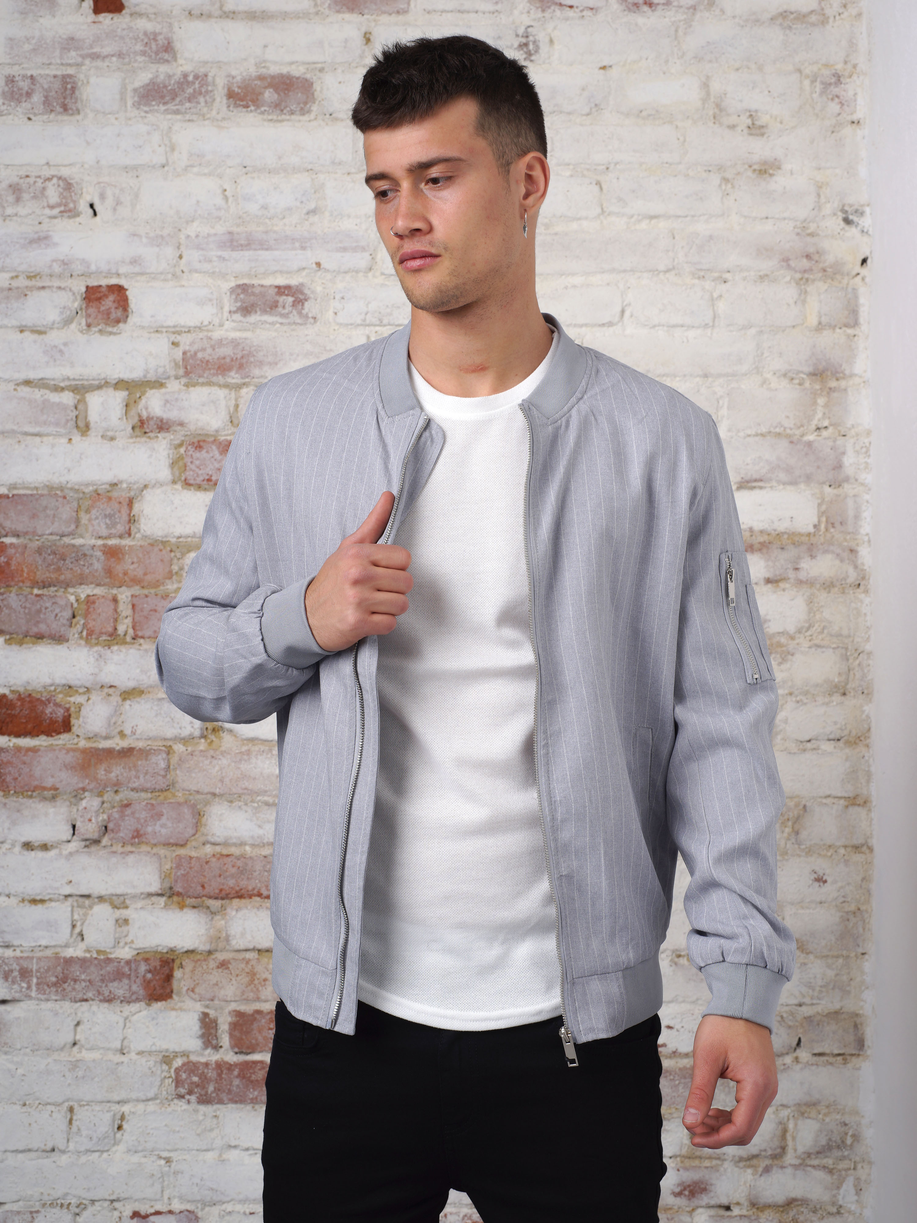 Bombera Piper - sivá Velkost: S